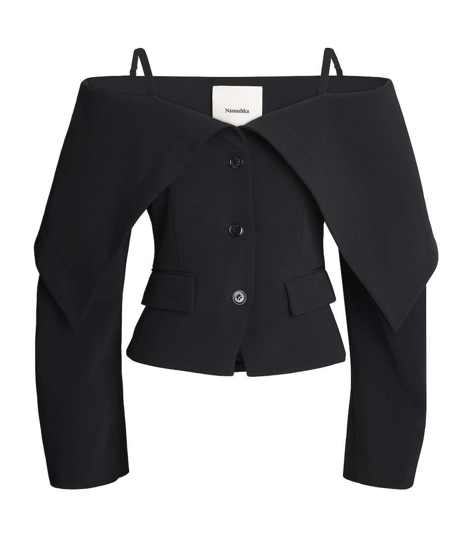Fold-Over Amantha Blazer