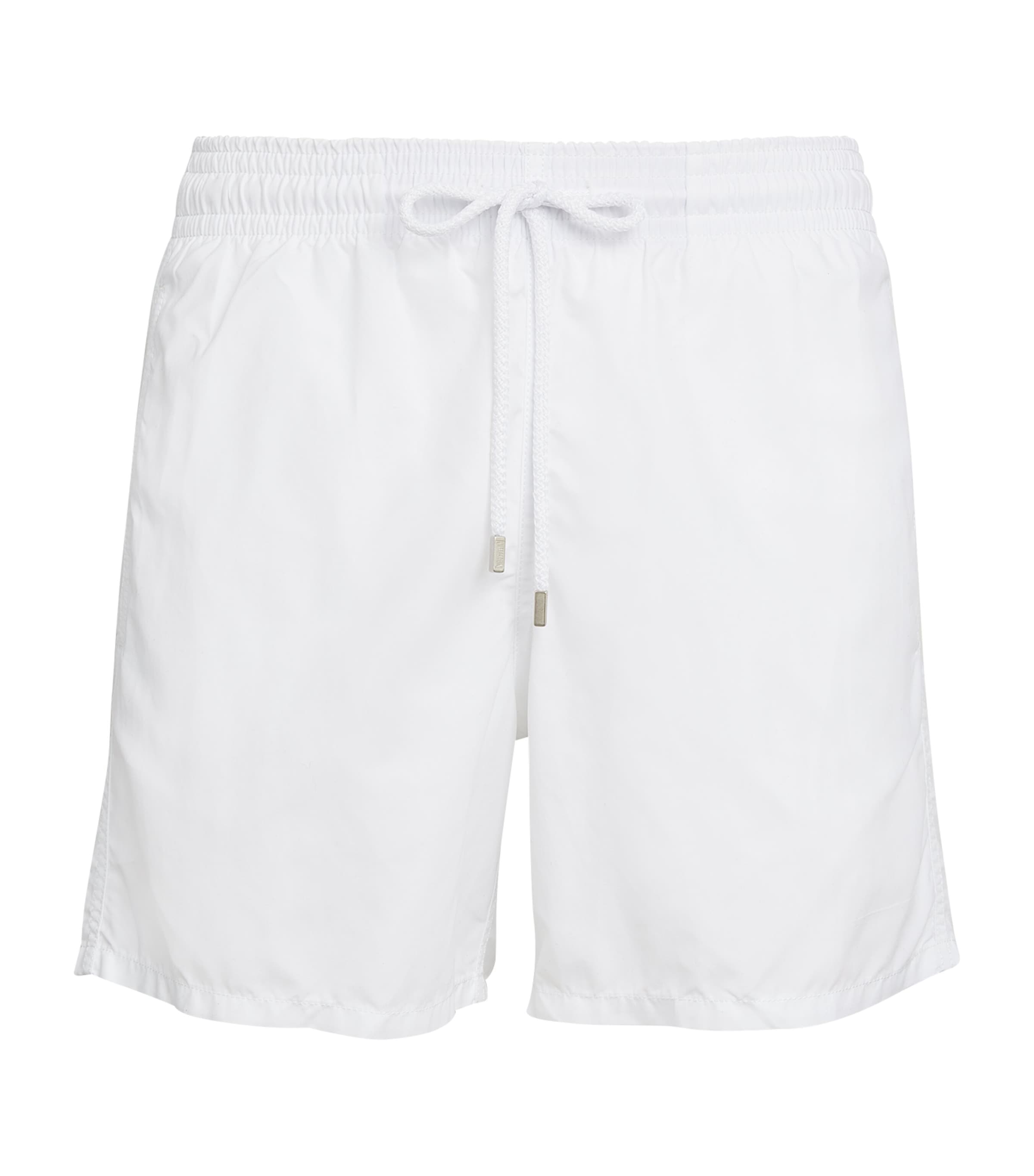 Vilebrequin Mens Recycled Moorea Swim Shorts White