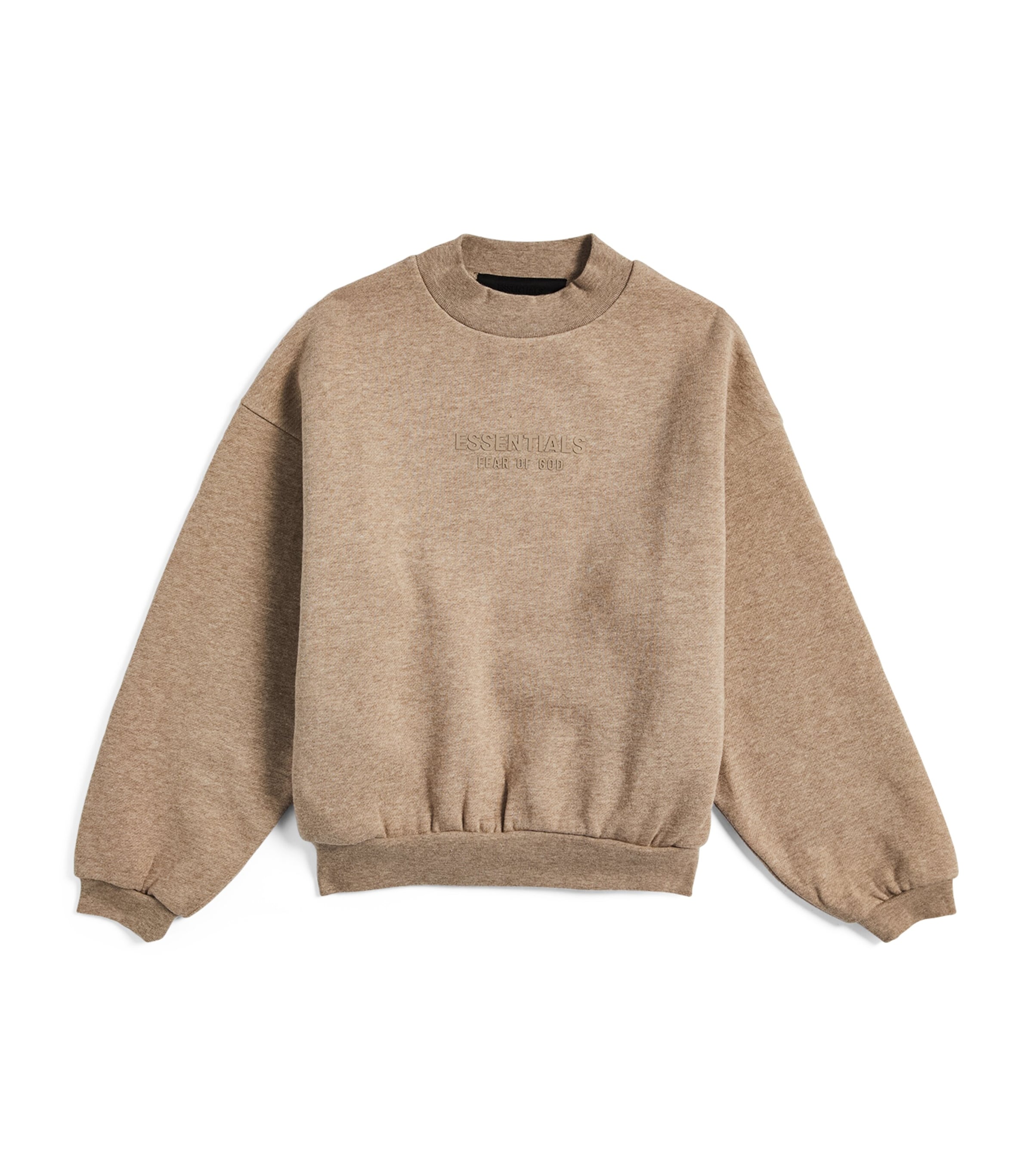 FEAR OF GOD ESSENTIALS KIDS Cotton-Blend Logo Sweatshirt (2-16 Years) Core Heather