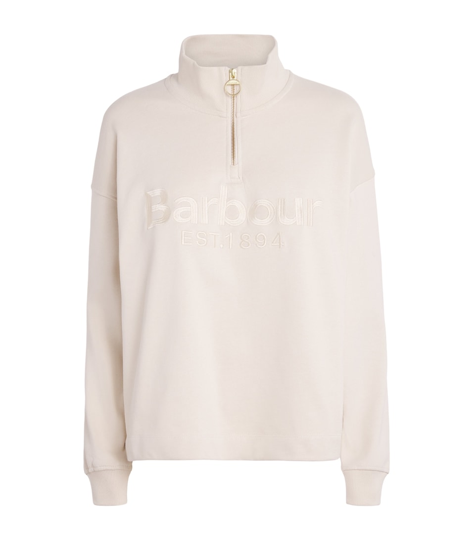 Cotton Sara Half-Zip Sweatshirt