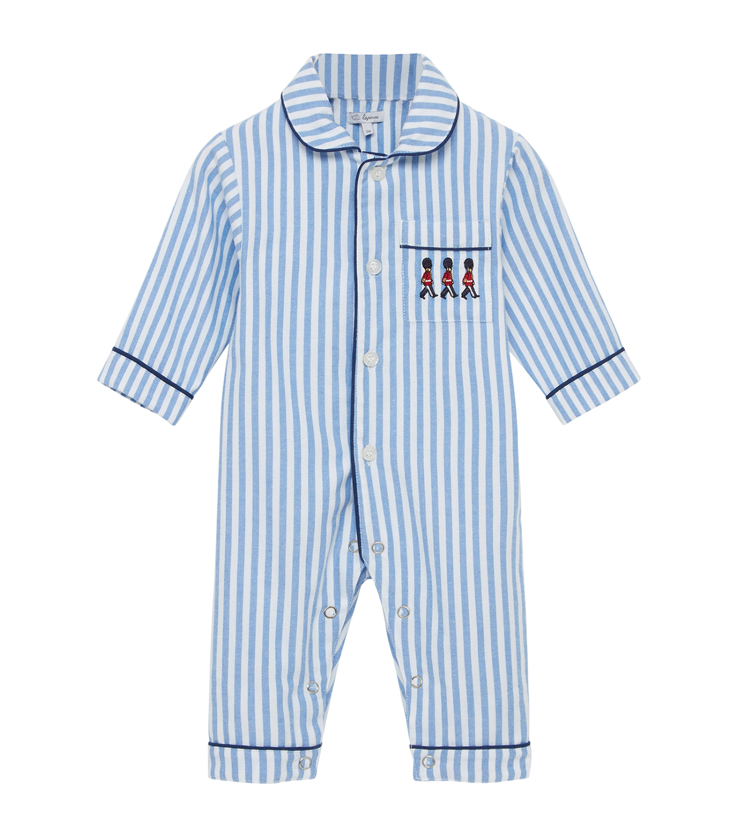 Cotton Striped Felix Playsuit (0-9 Months)