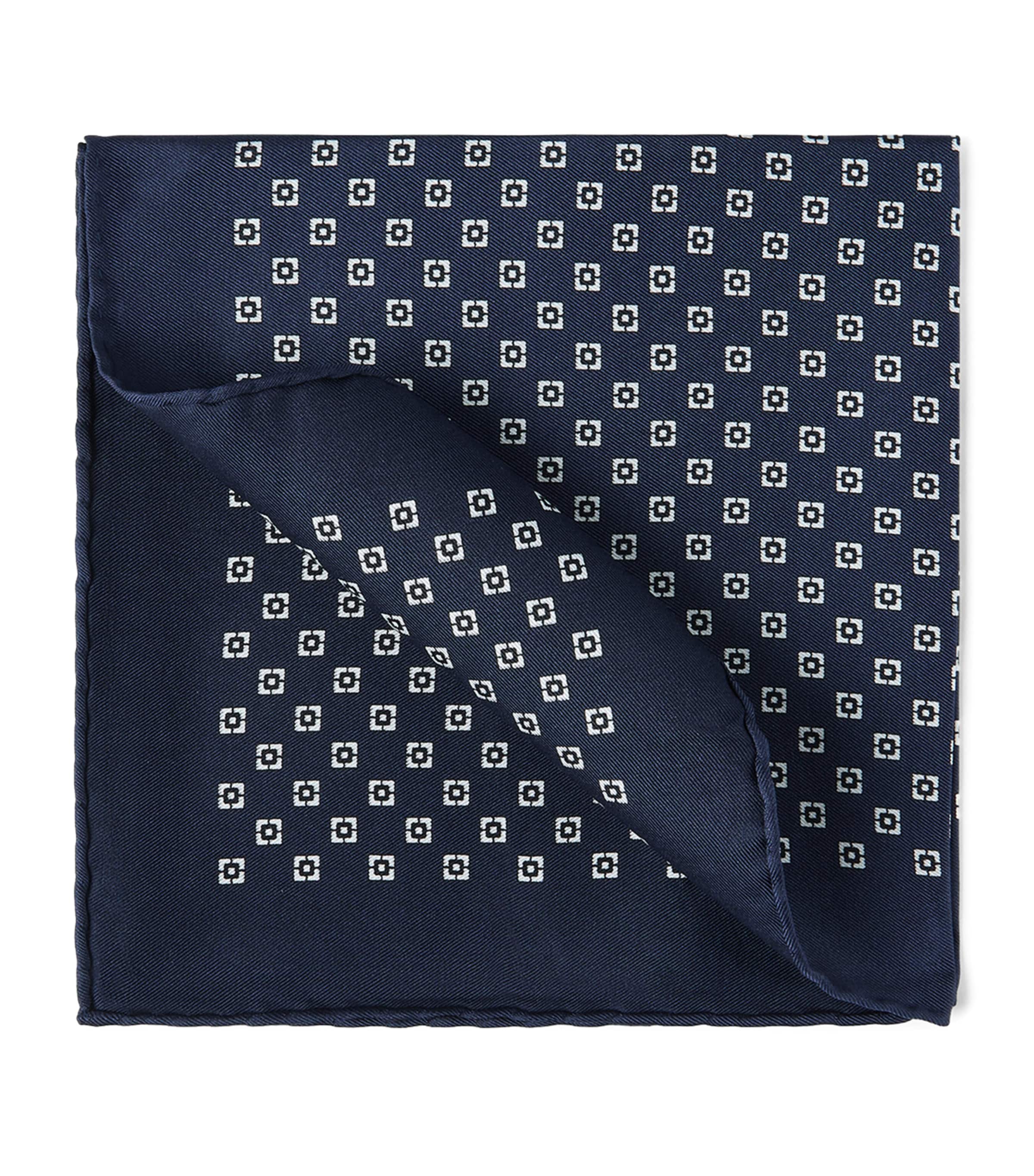 Silk Printed Pocket Square
