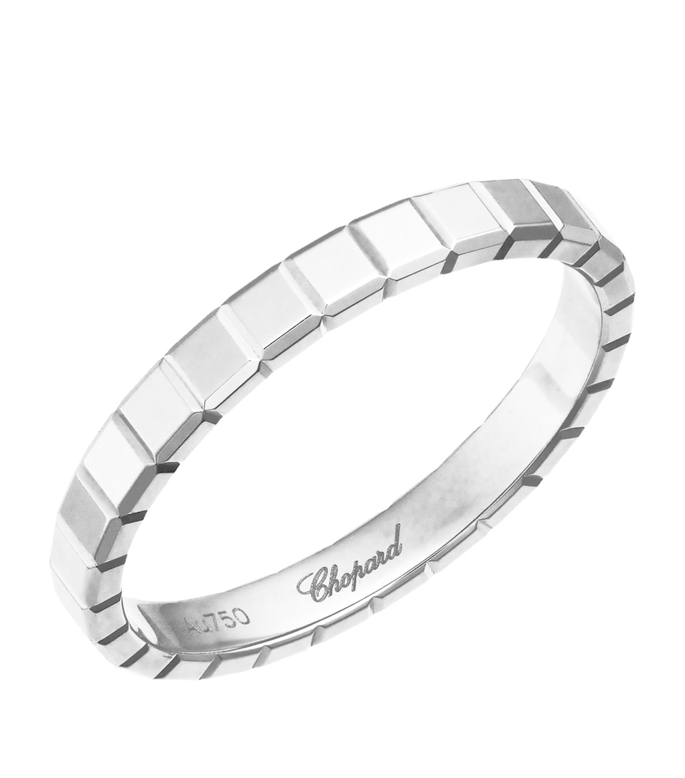 White Gold Ice Cube Ring
