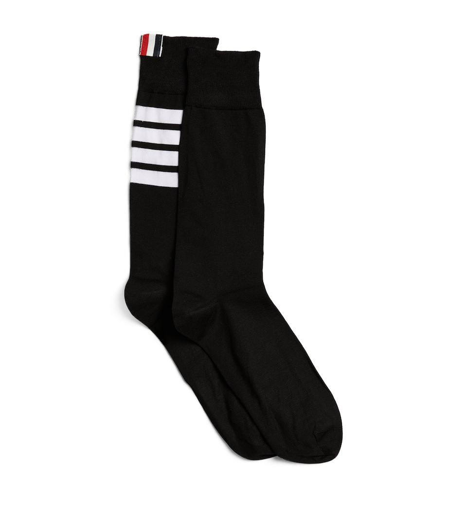 4-Bar Mid-Calf Socks