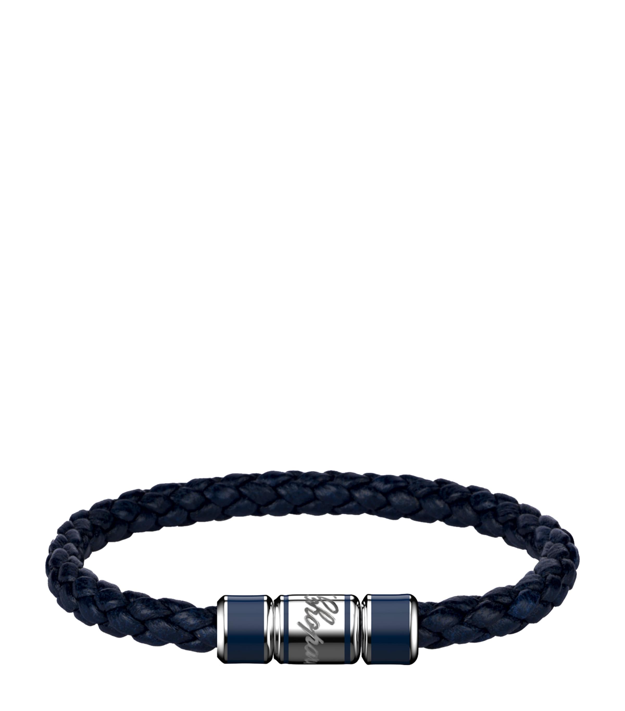 Chopard Leather Signature Bracelet Navy Blue