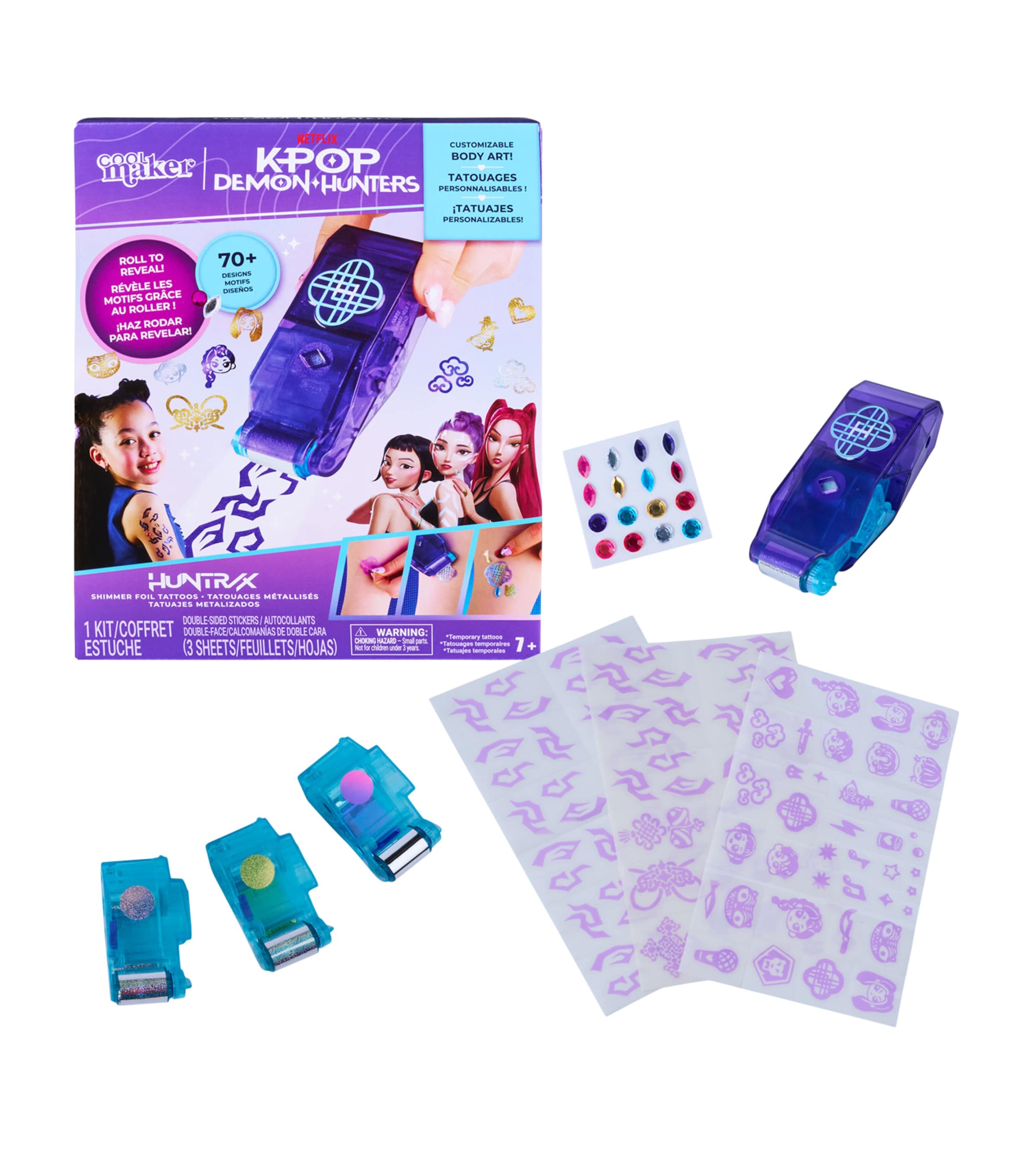 Gui Gui KPop Demon Hunter Shimmer Me Tattoo Kit