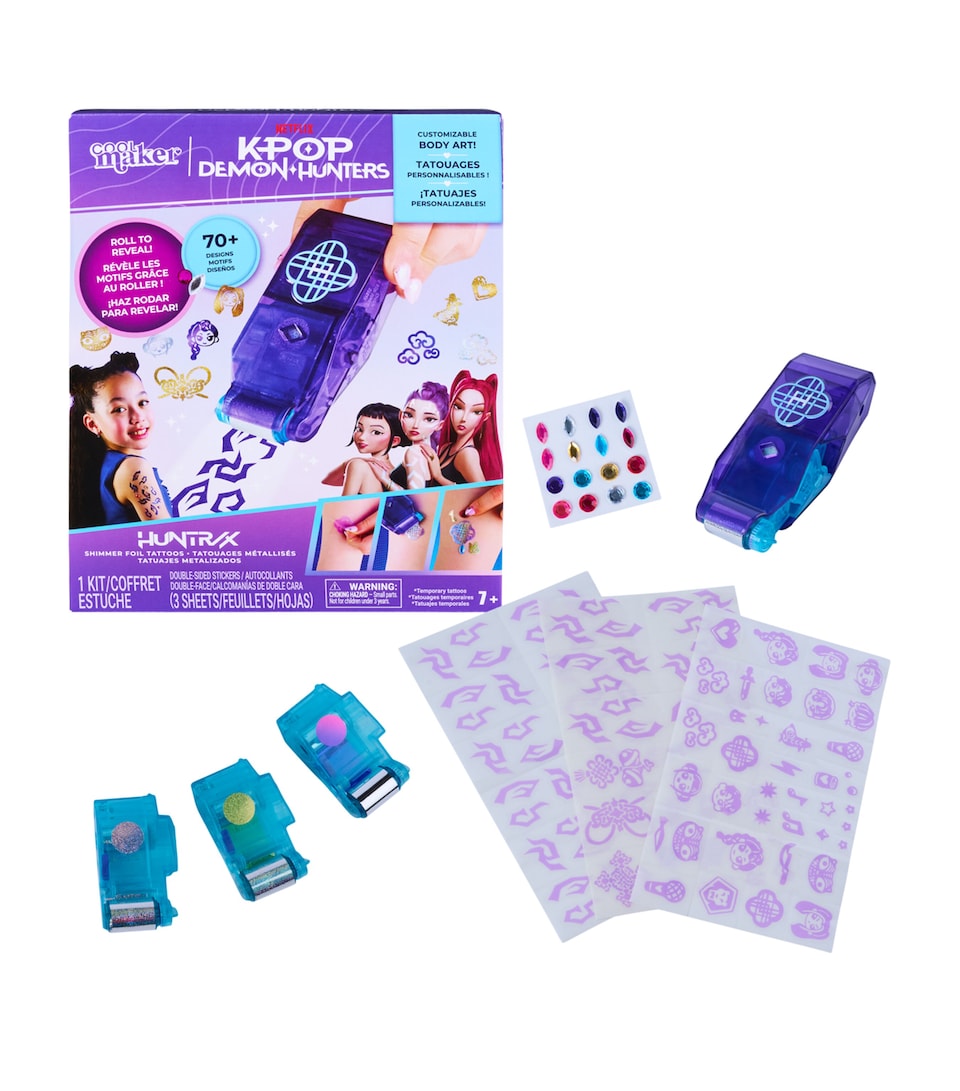 Gui Gui KPop Demon Hunter Shimmer Me Tattoo Kit