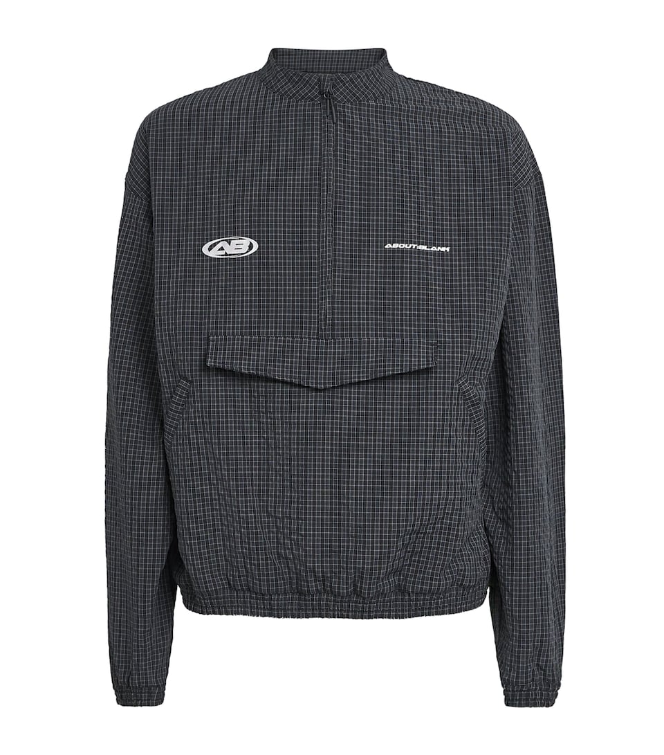 about:blank Mens Overhead Oblique Jacket Navy Check