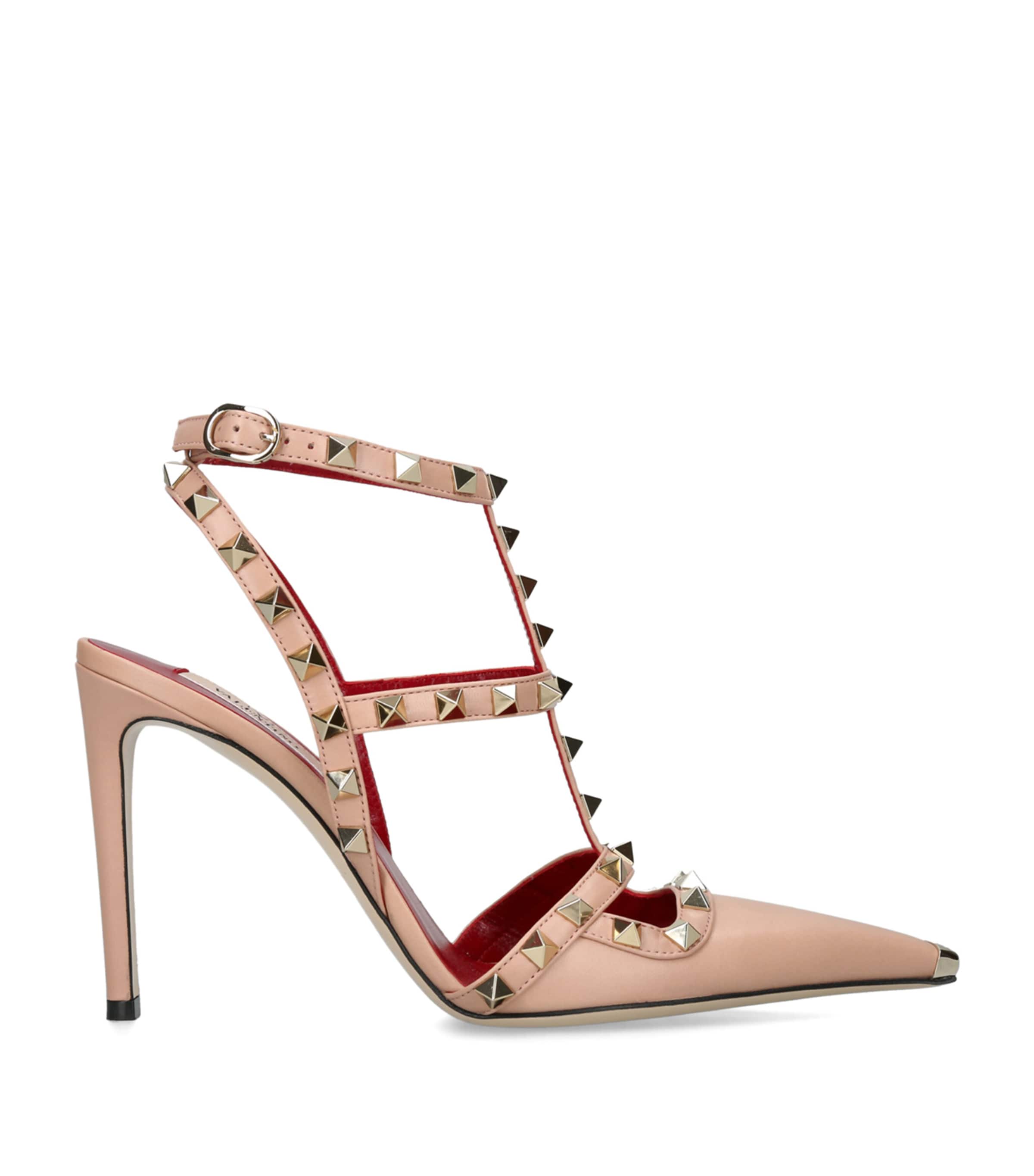 Valentino Garavani Leather Rockstud Pumps 65 Blush