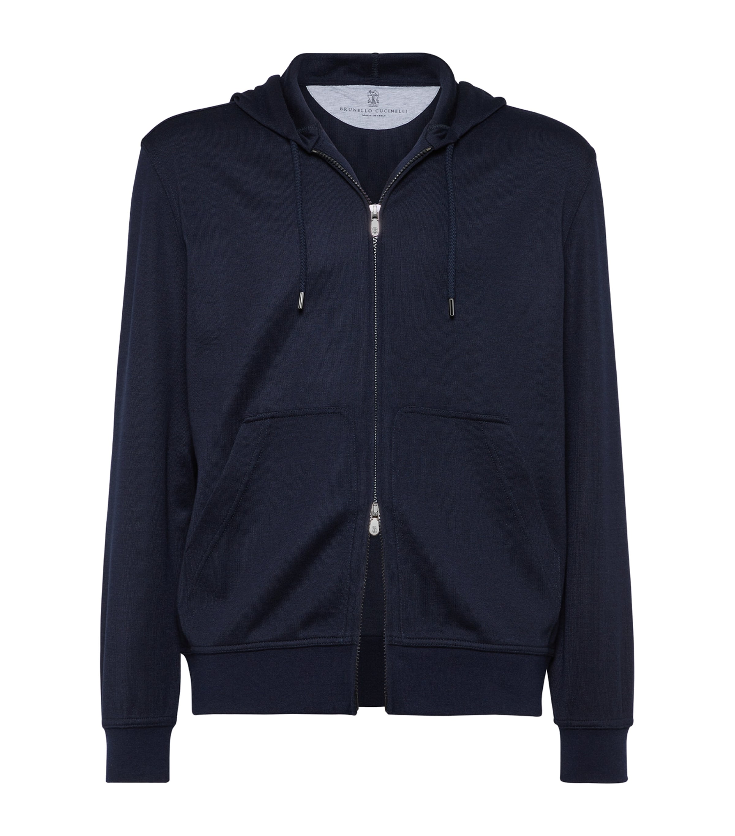 Brunello Cucinelli Stretch-Cotton Zip-Up Hoodie | Harrods HK