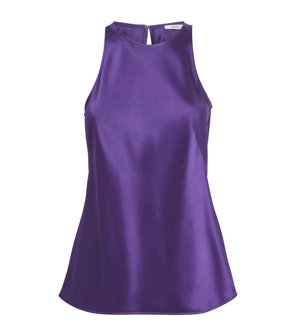 Satin Ritz Sleeveless Top