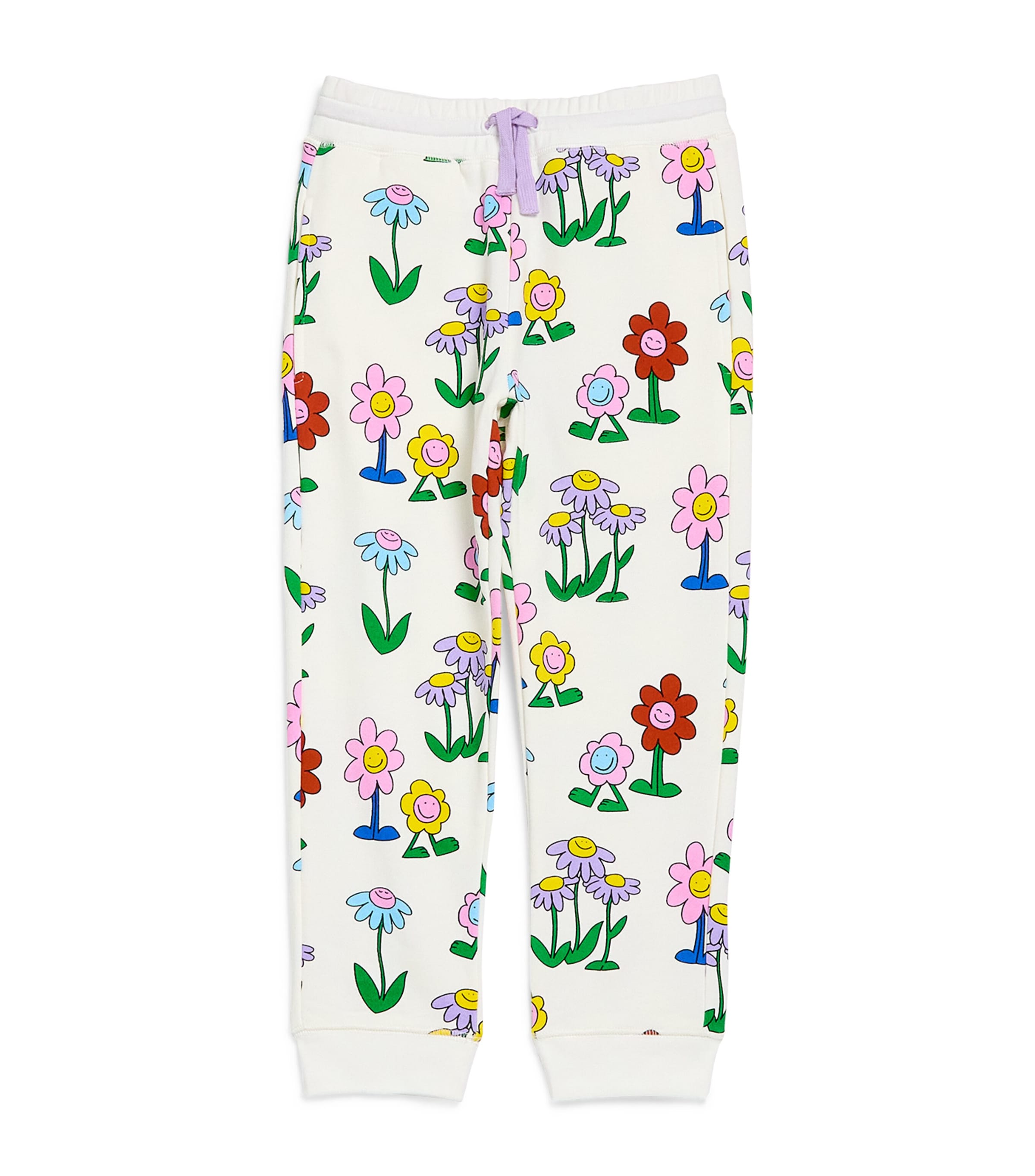 Cotton Flower Print Sweatpants (3-14+ Years)