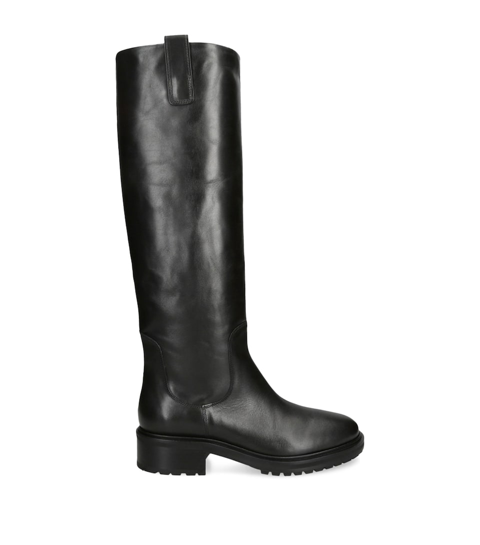 Leather Henry Knee-High Boots 45