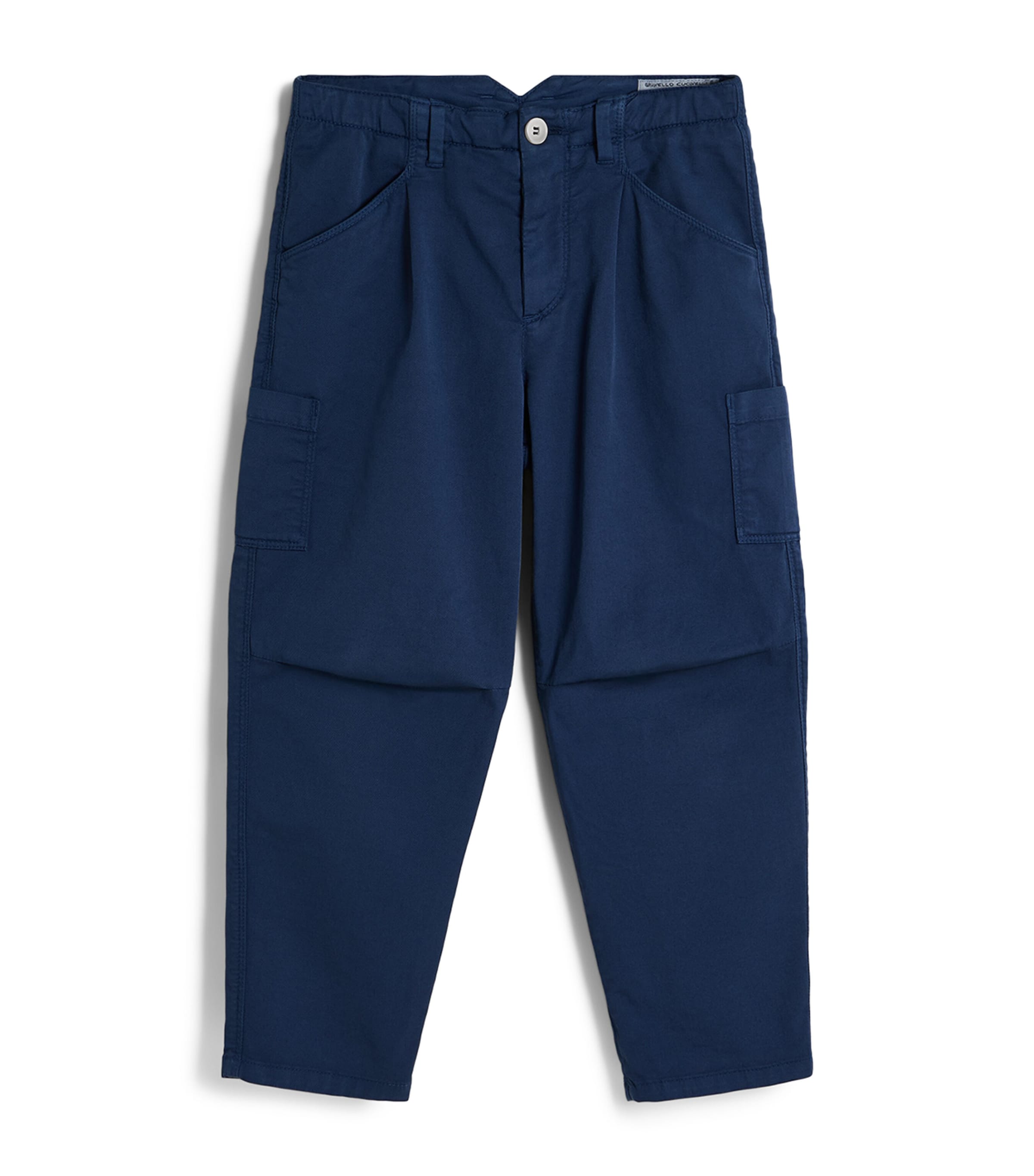 Brunello Cucinelli Kids Cotton Cargo Trousers (4-6 Years)