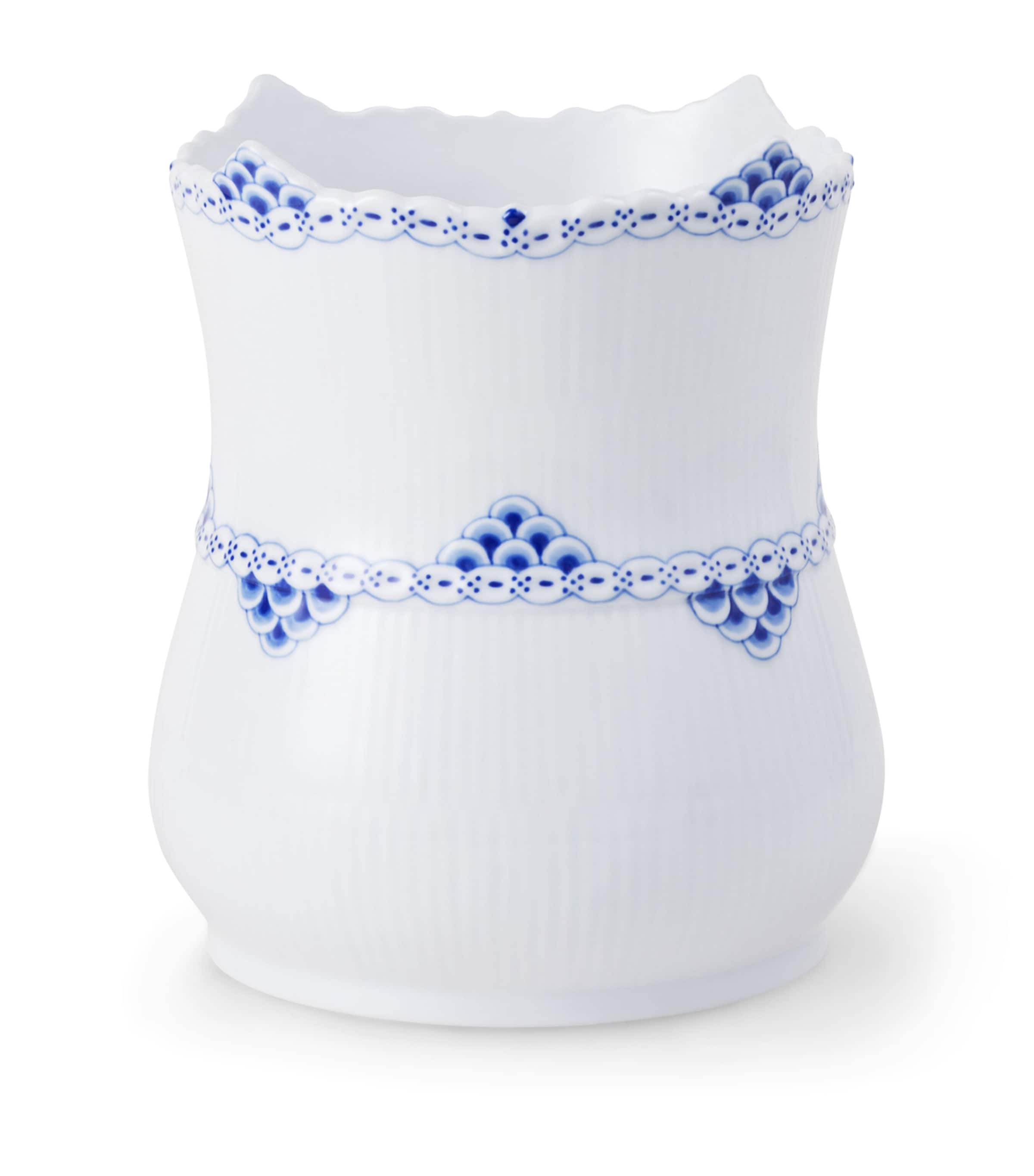 Royal Copenhagen Porcelain Princess Vase (17cm) White