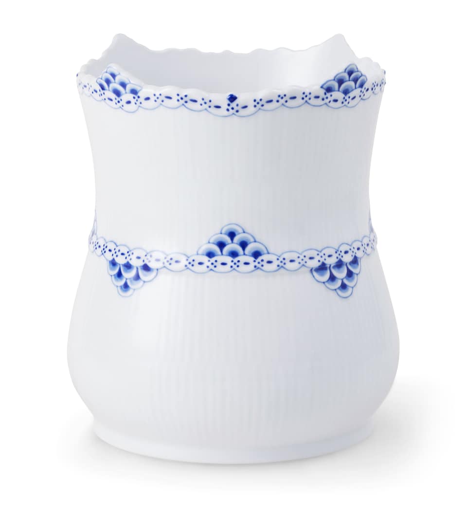Royal Copenhagen Porcelain Princess Vase (17cm) White