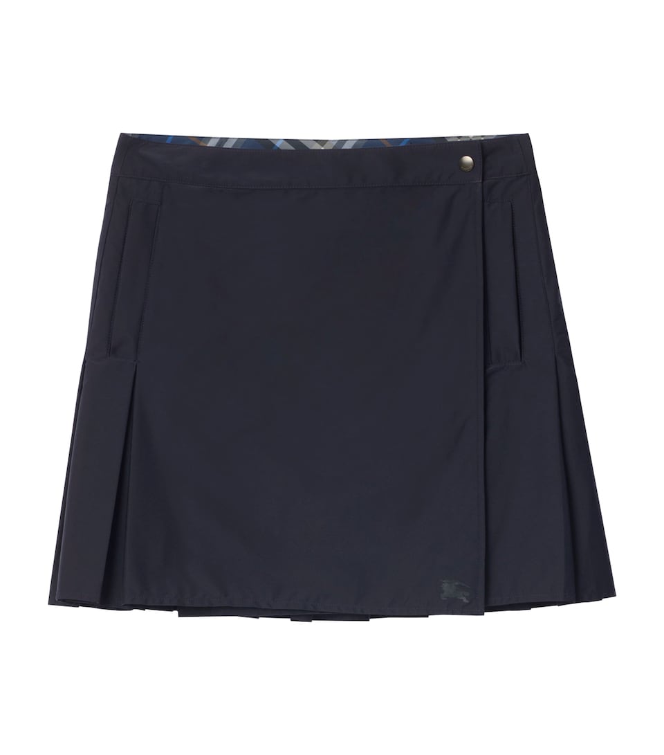 Technical Water-Resistant Mini Skirt
