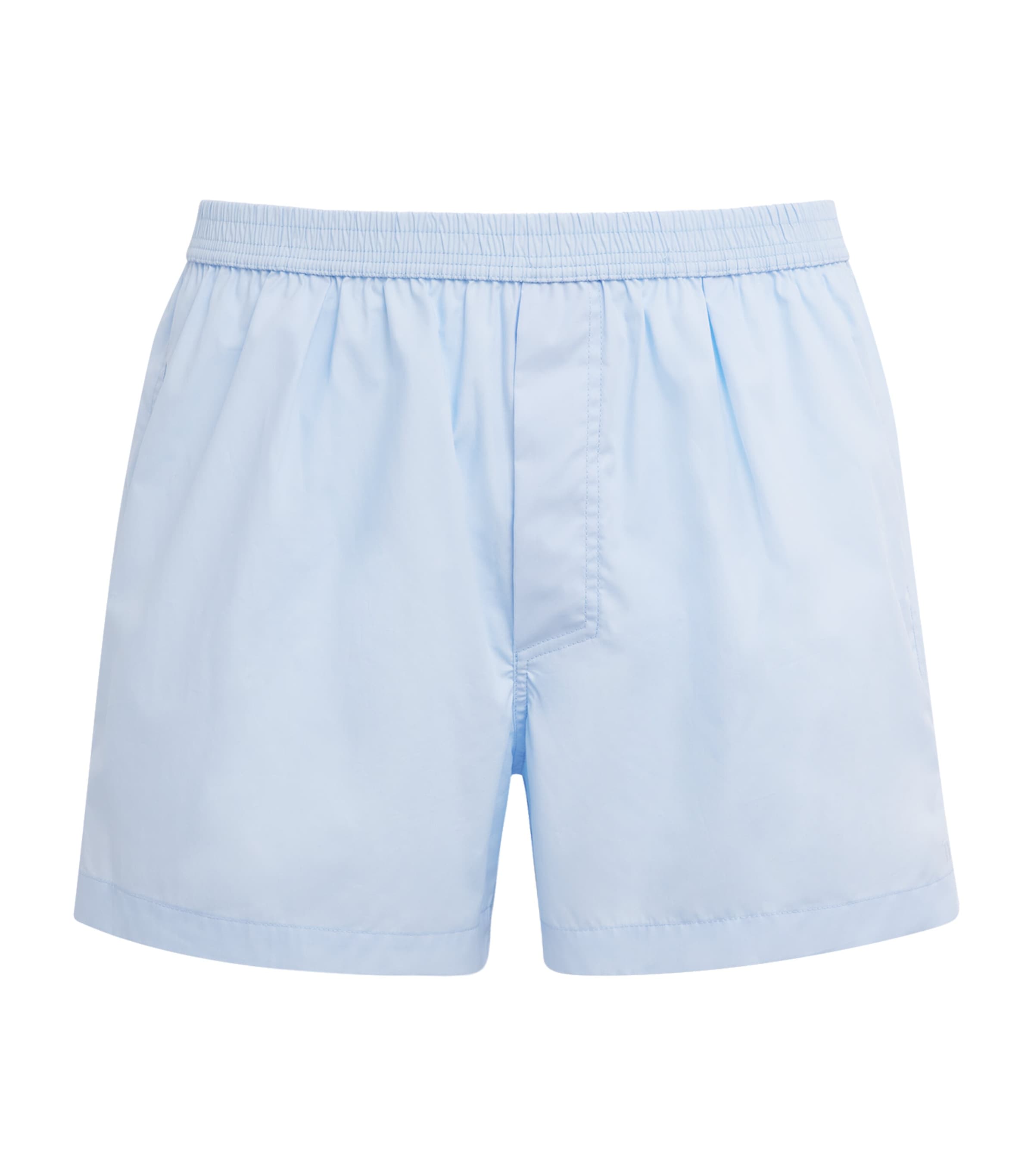 TOM FORD Mens Cotton Woven Boxers Light Blue