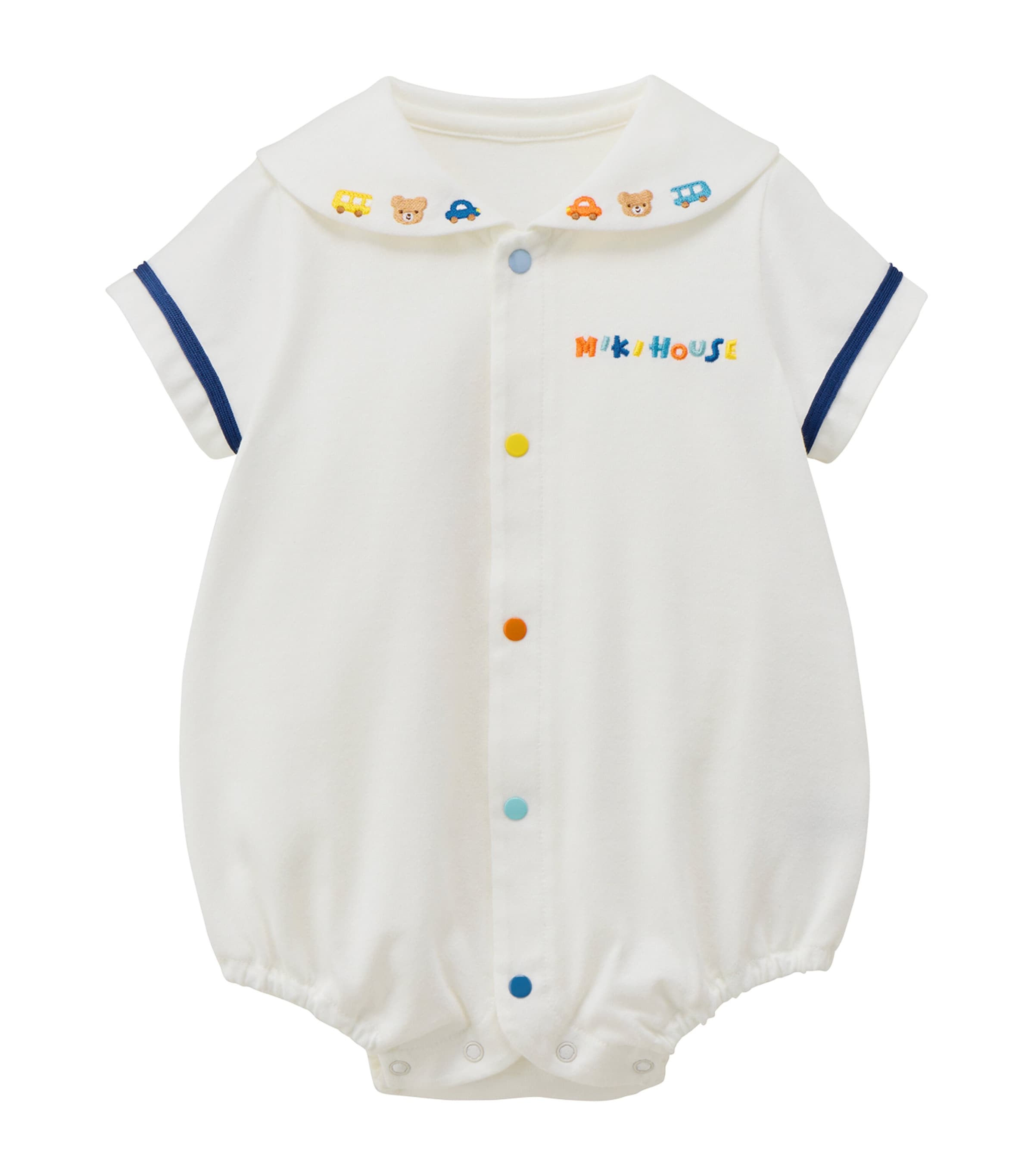 Miki House Cotton Embroidered Bodysuit (6-24 Months)