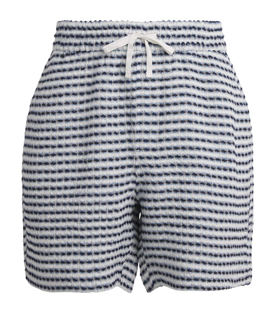 CHÉ Mens Linen Riita Shorts Blue