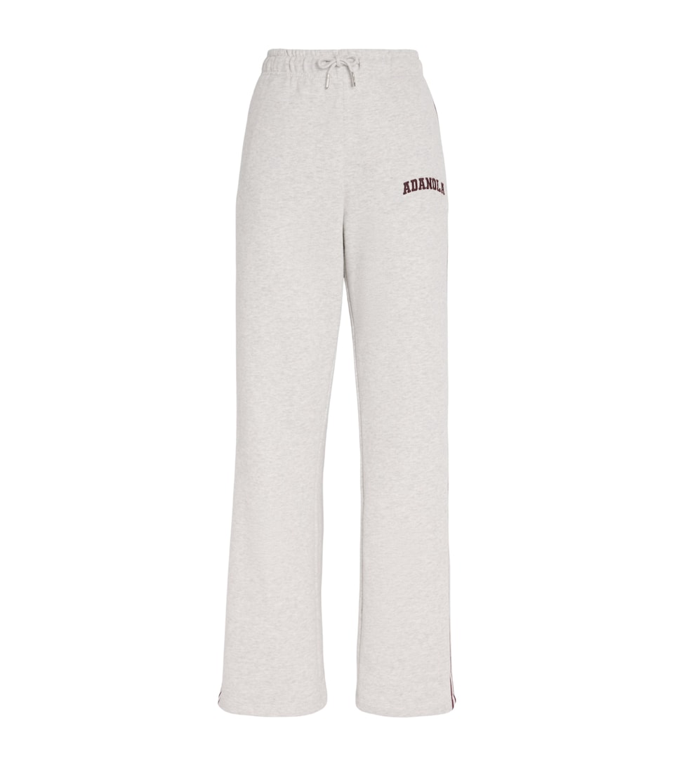 Organic Cotton-Blend Varsity Sweatpants
