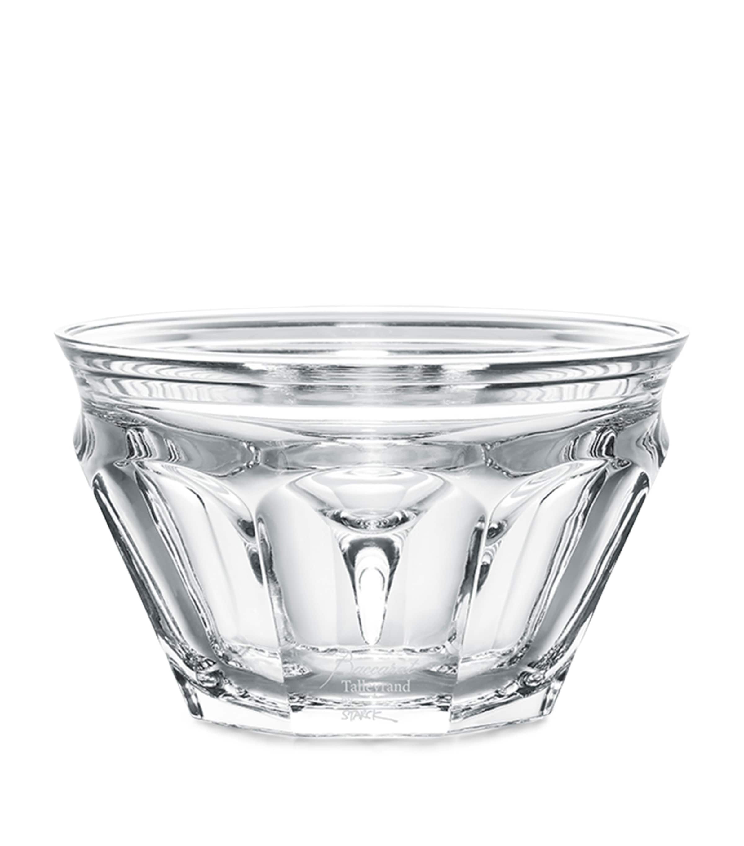 Baccarat Harcourt Talleyrand Comme De L’or Noir Caviar Bowl Clear