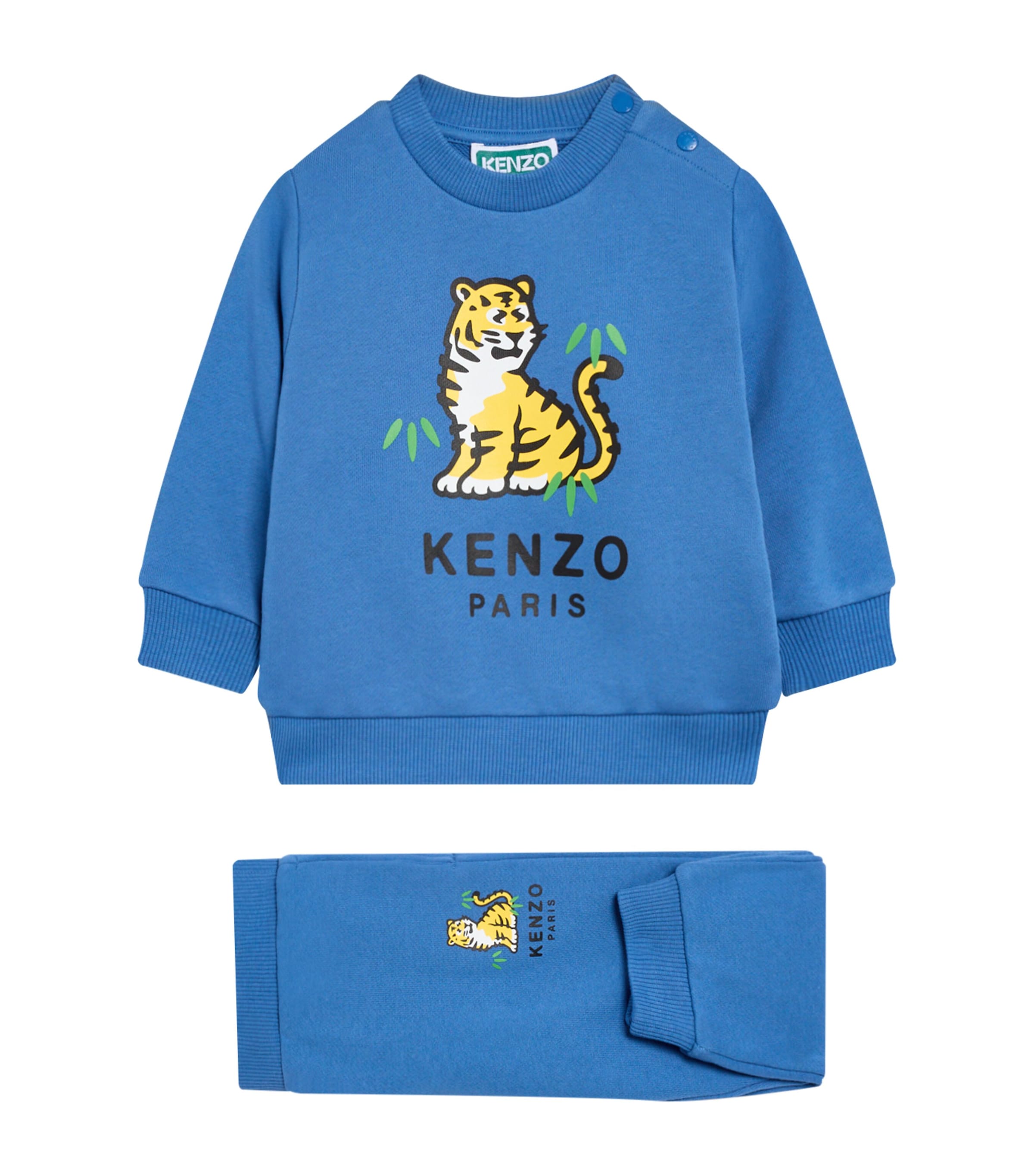 Cotton Cartoon Tiger Logo Tracksuit (6-24 Months)