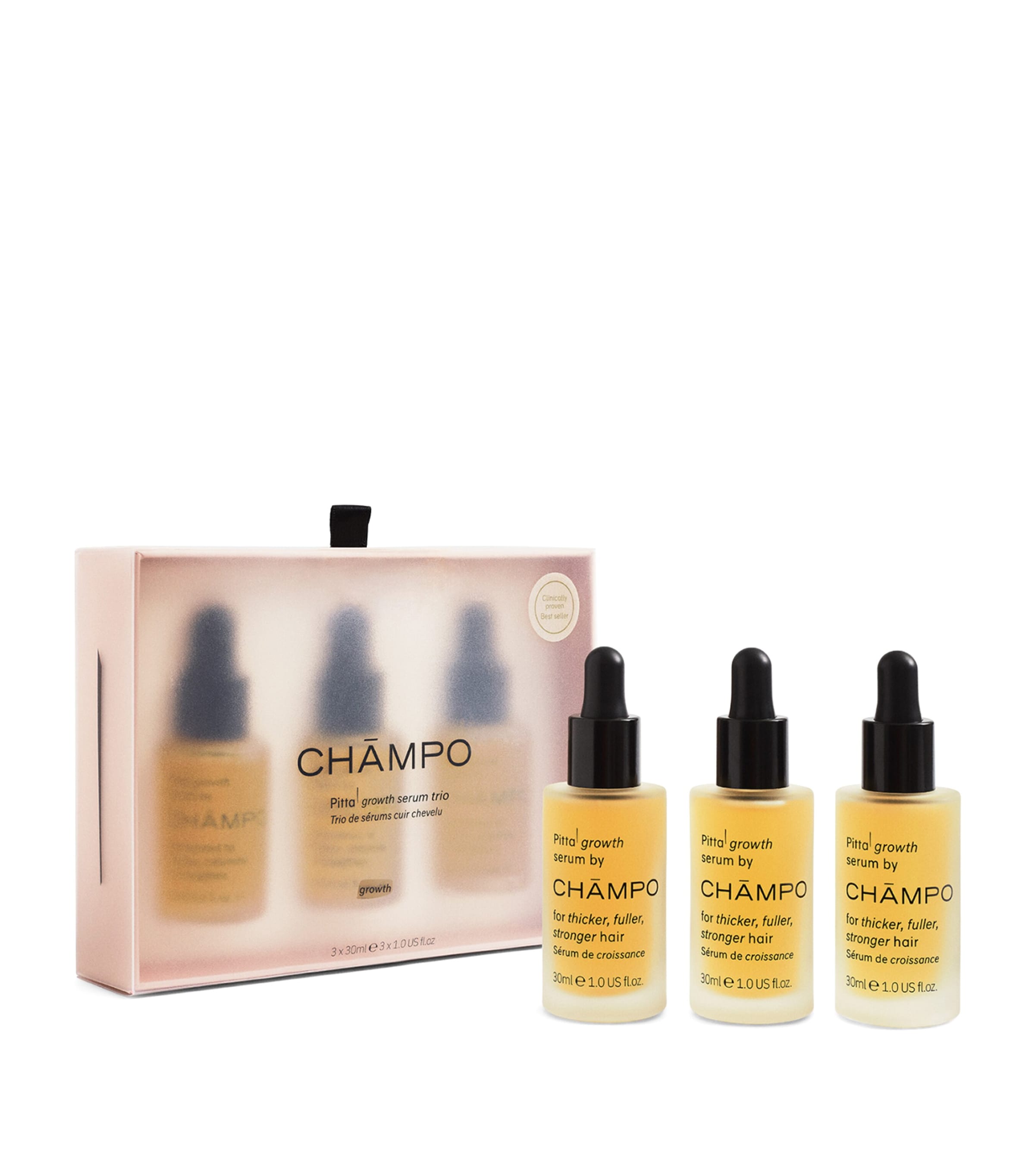 Champo Pitta Growth Serum Trio Gift Set