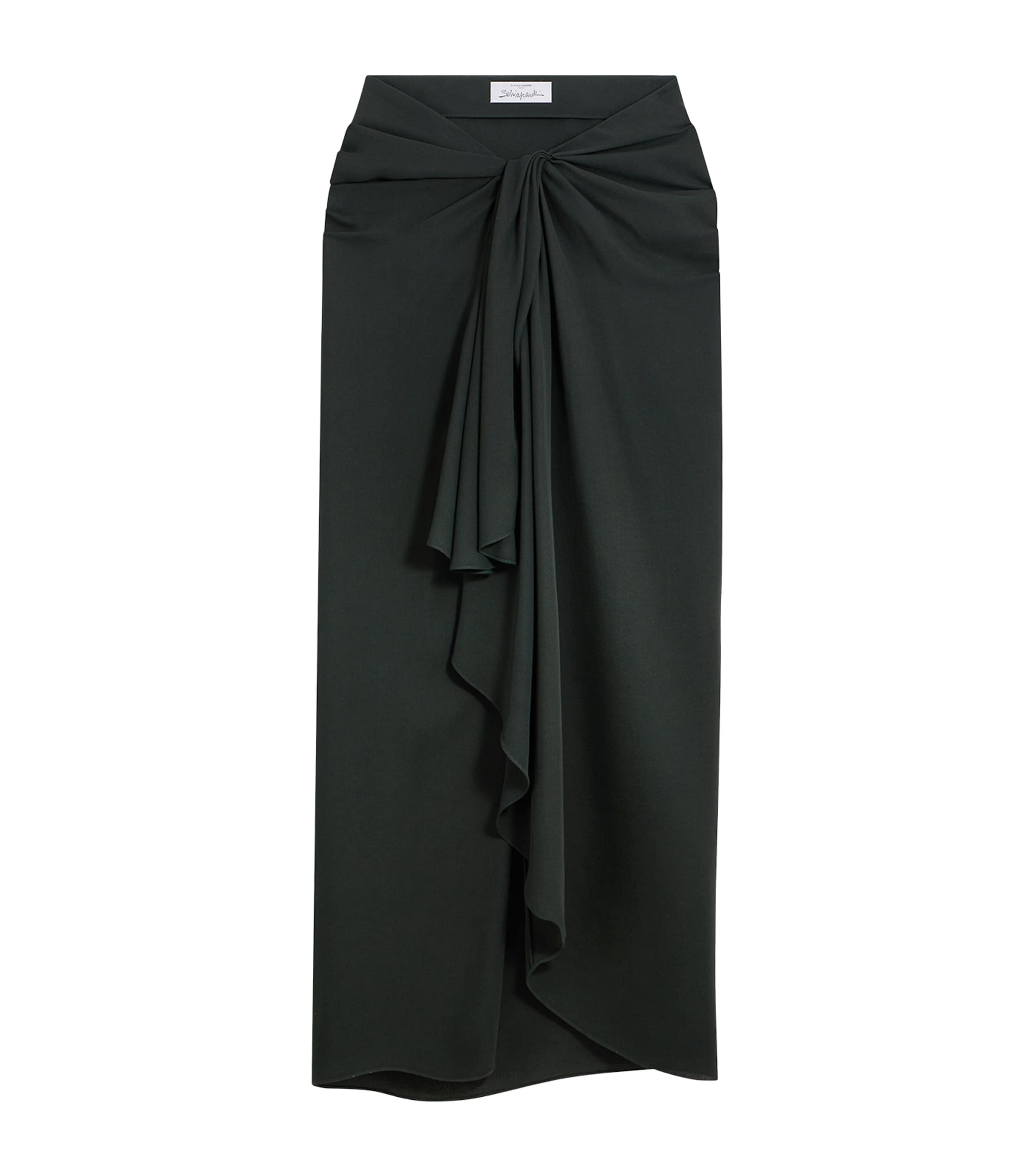 【Christopher Esber】 Orbitジャージ maxiスカート CHRISTOPHER ESBER Pierced Orbit halterneck stretch-jersey