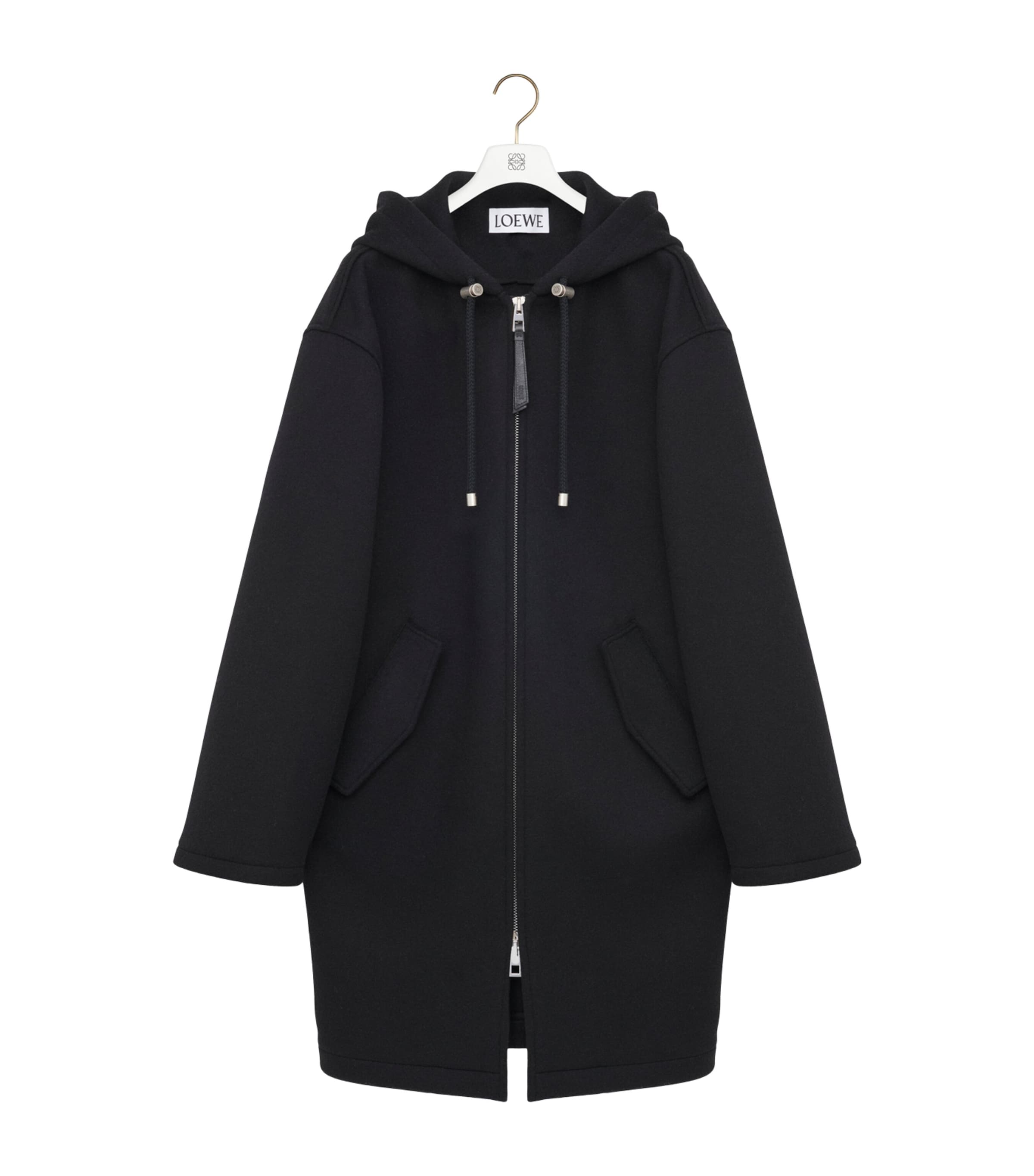 Wool Hooded Coat