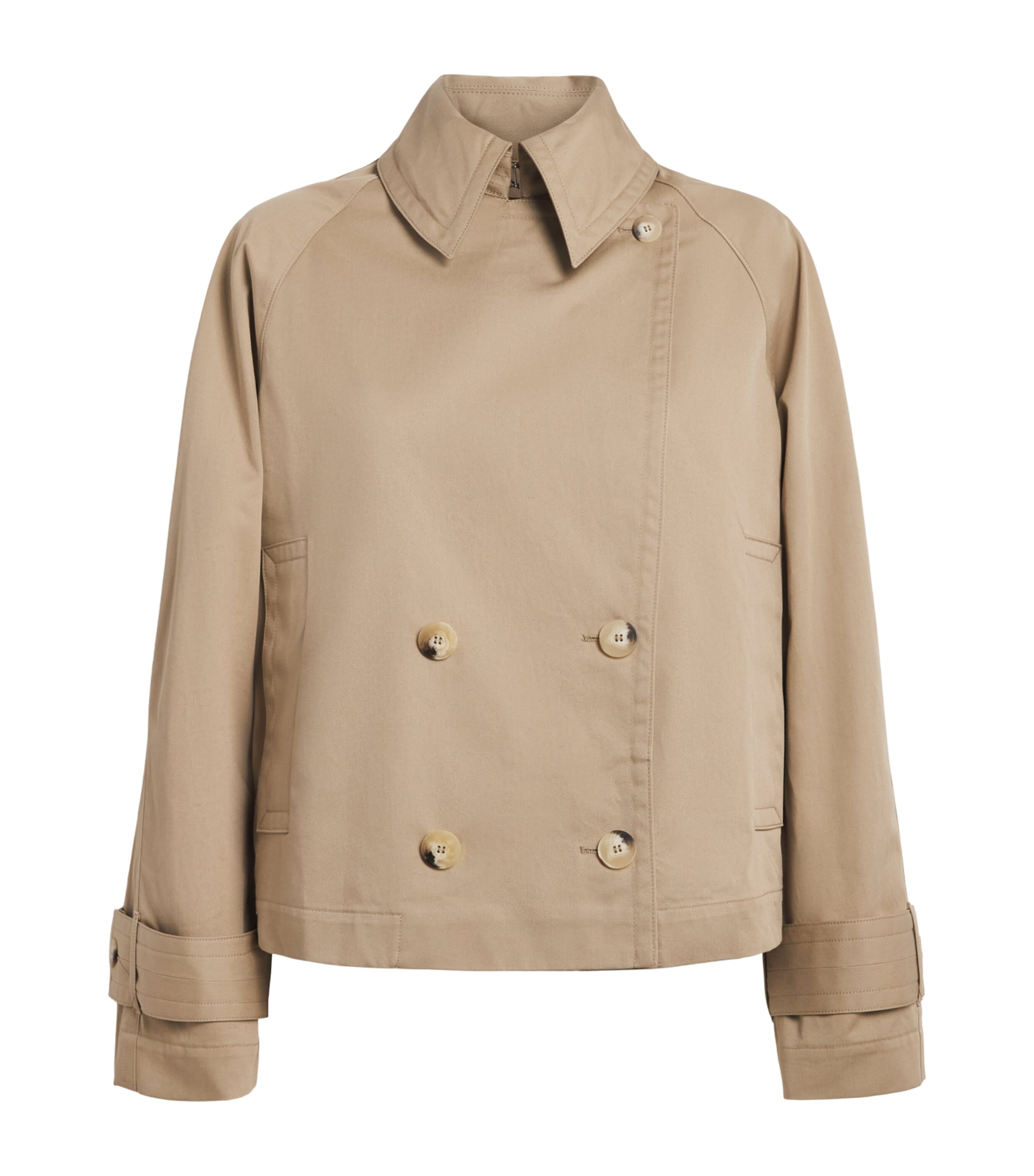 Cotton Cropped Zago Trench Coat