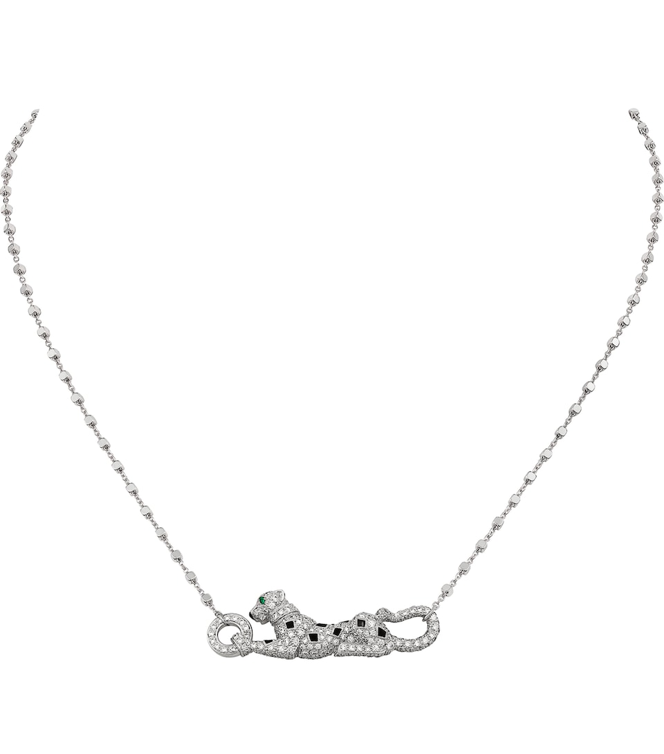 Cartier White Gold and Diamond Panthère de Cartier Necklace White Gold