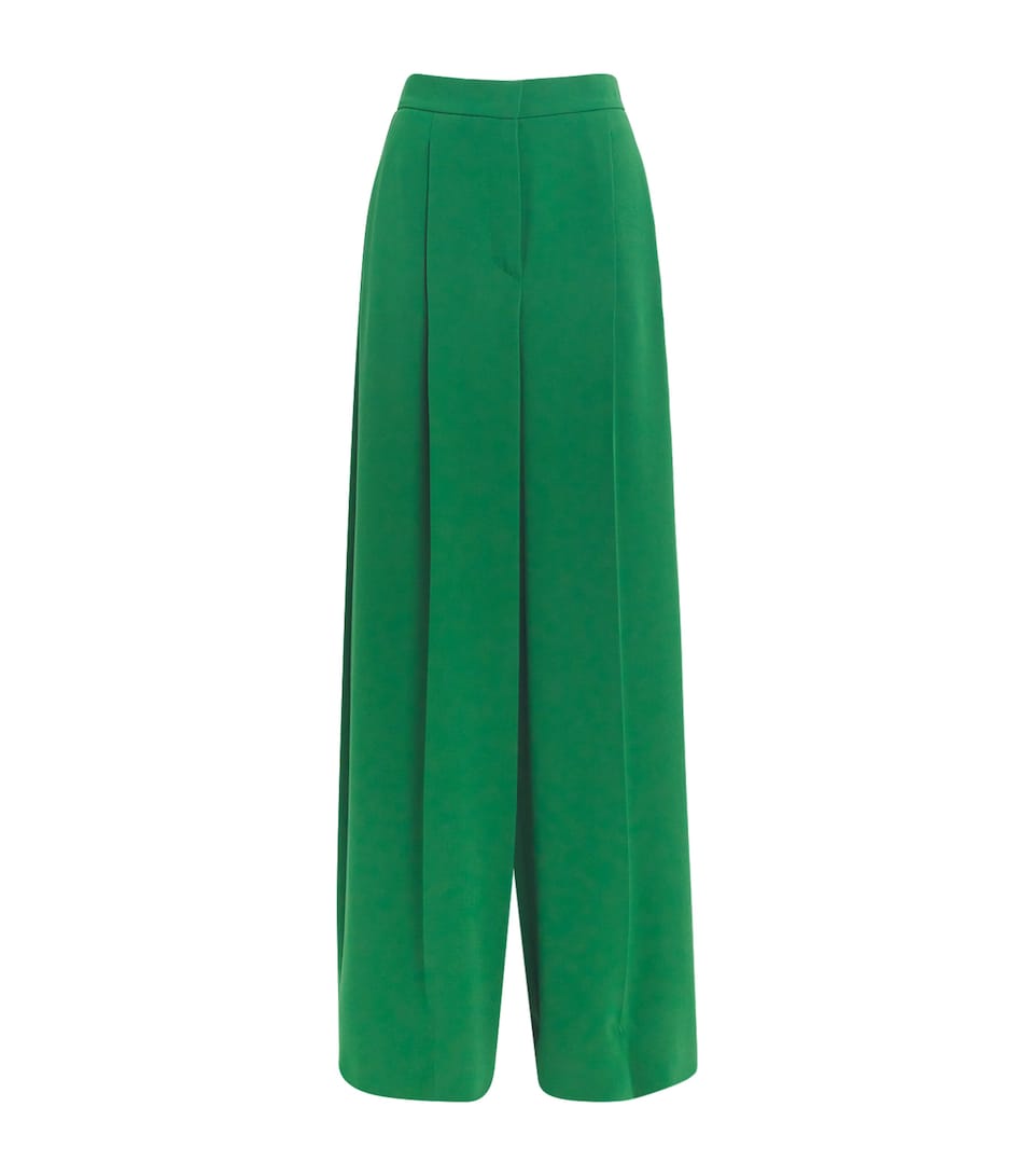 Cady Wide-Leg Trousers