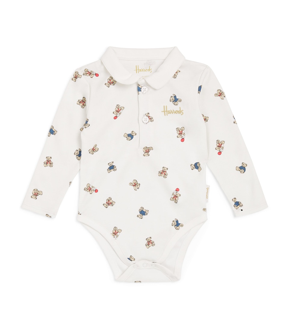 Harrods Henry Bear Vest Ivory