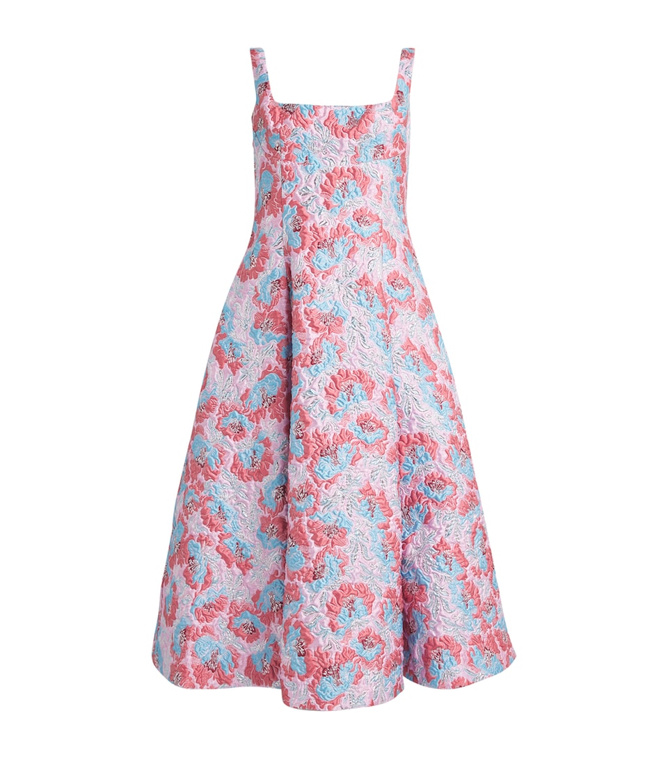 Jacquard Ceramica Beaux Midi Dress