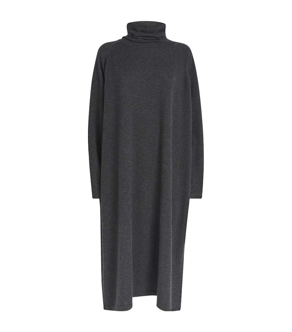 Cashmere Rollneck Sweater Dress