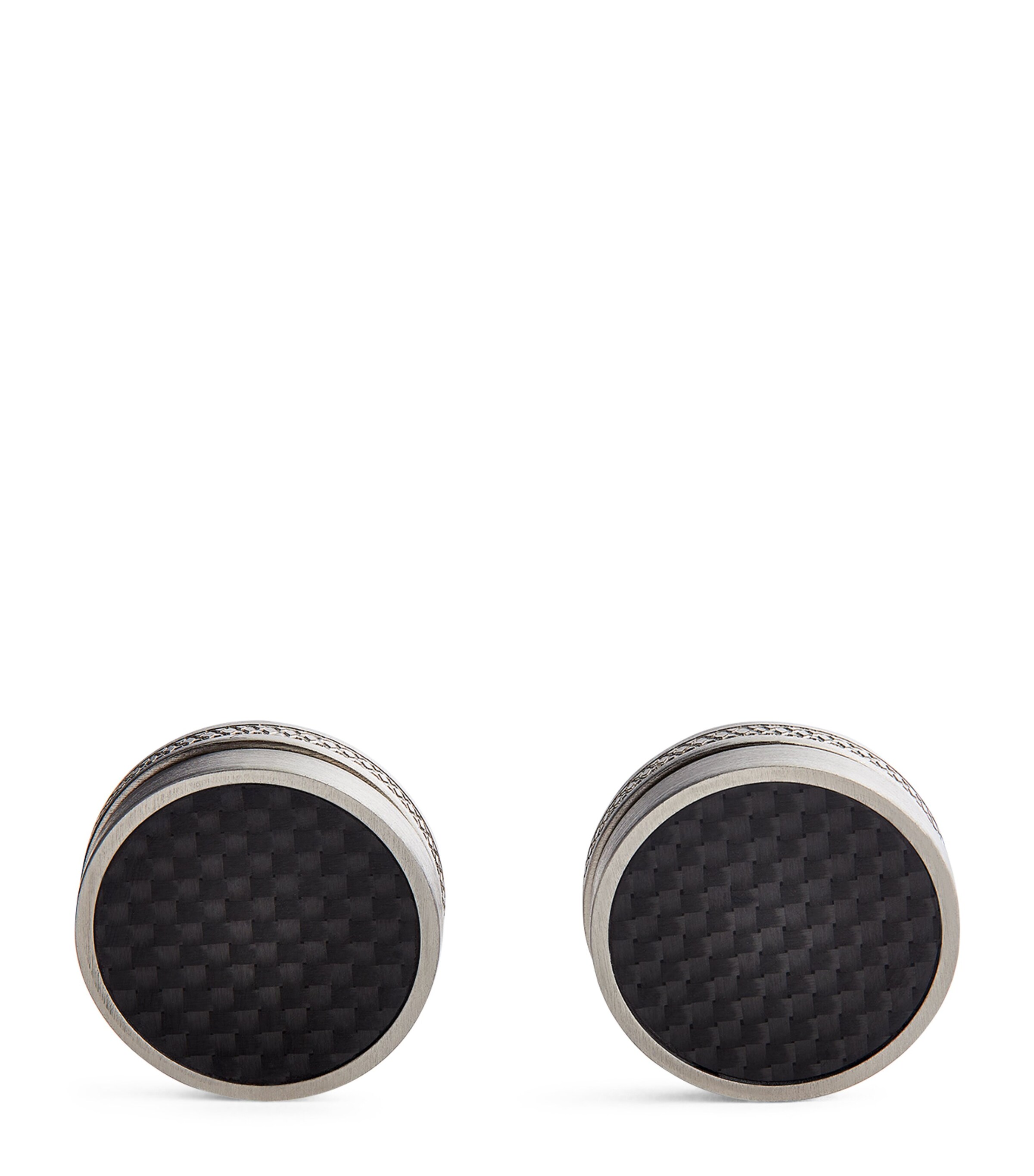 Palladium-Plated Twist Cufflinks