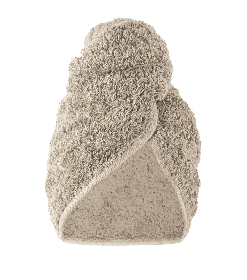 GRACCIOZA Egyptian Cotton Egoist Hair Towel (75cm x 23cm) Fog