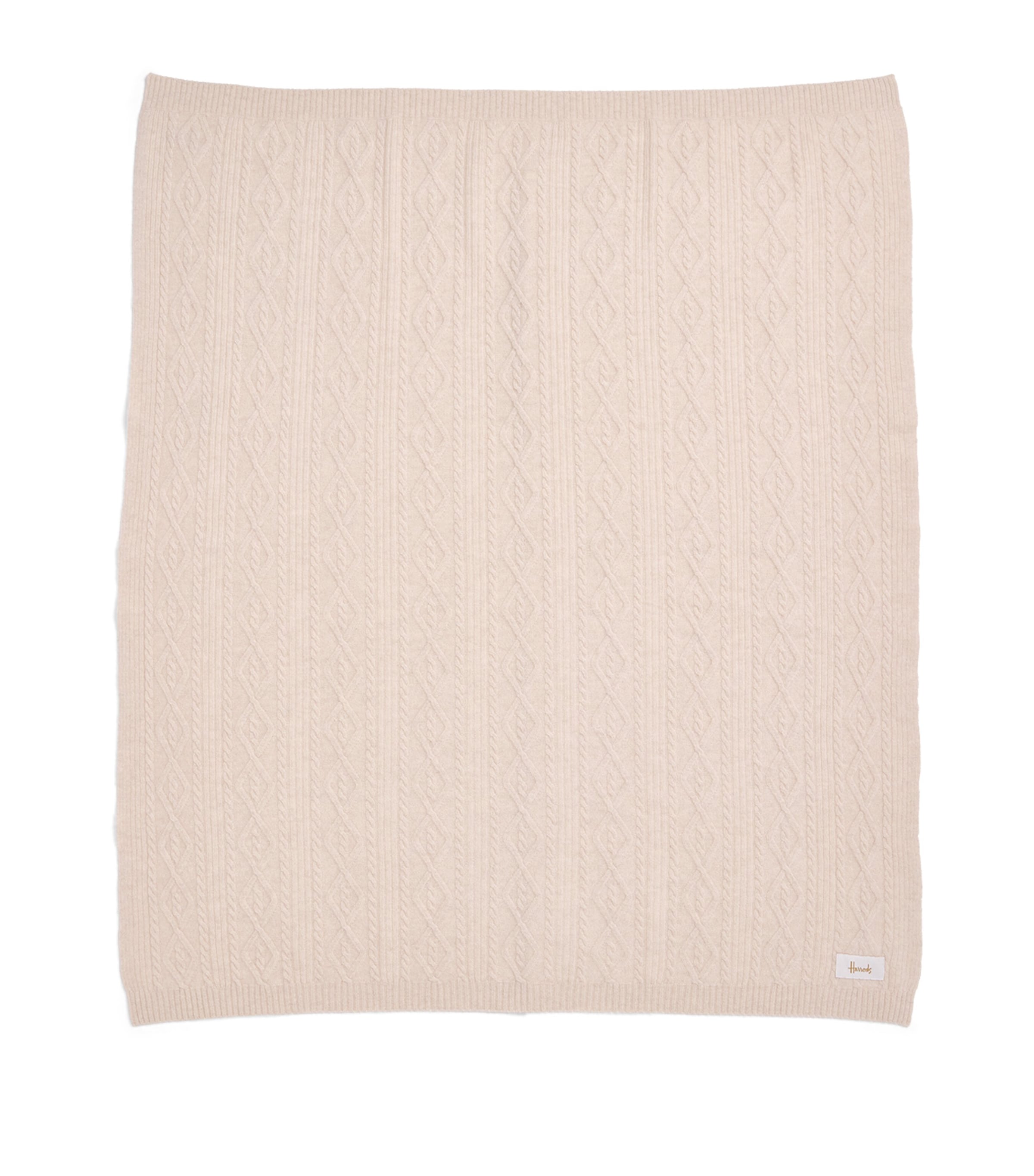 Harrods Cashmere Shawl Oatmeal