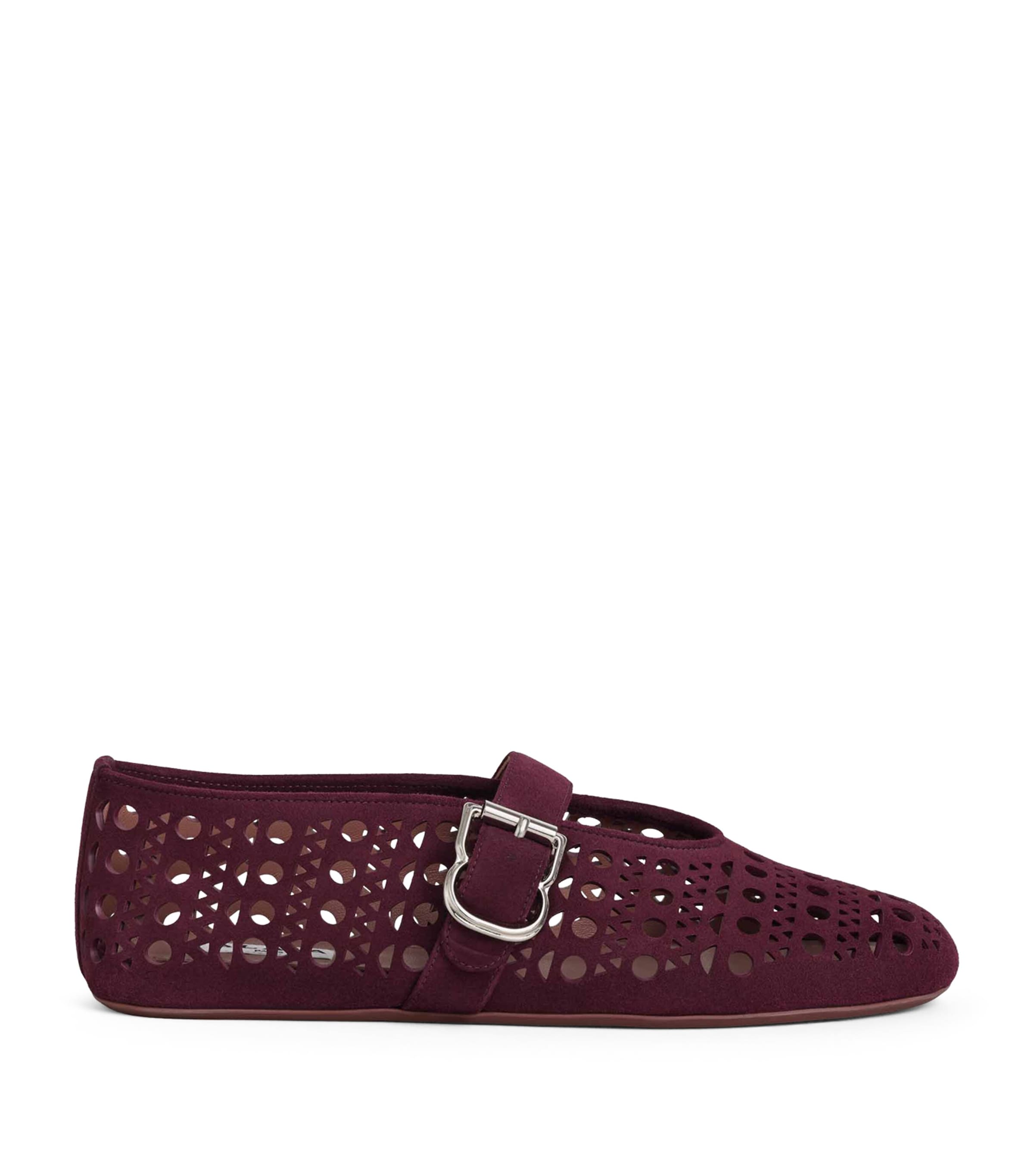 Suede Vienne Ballet Flats