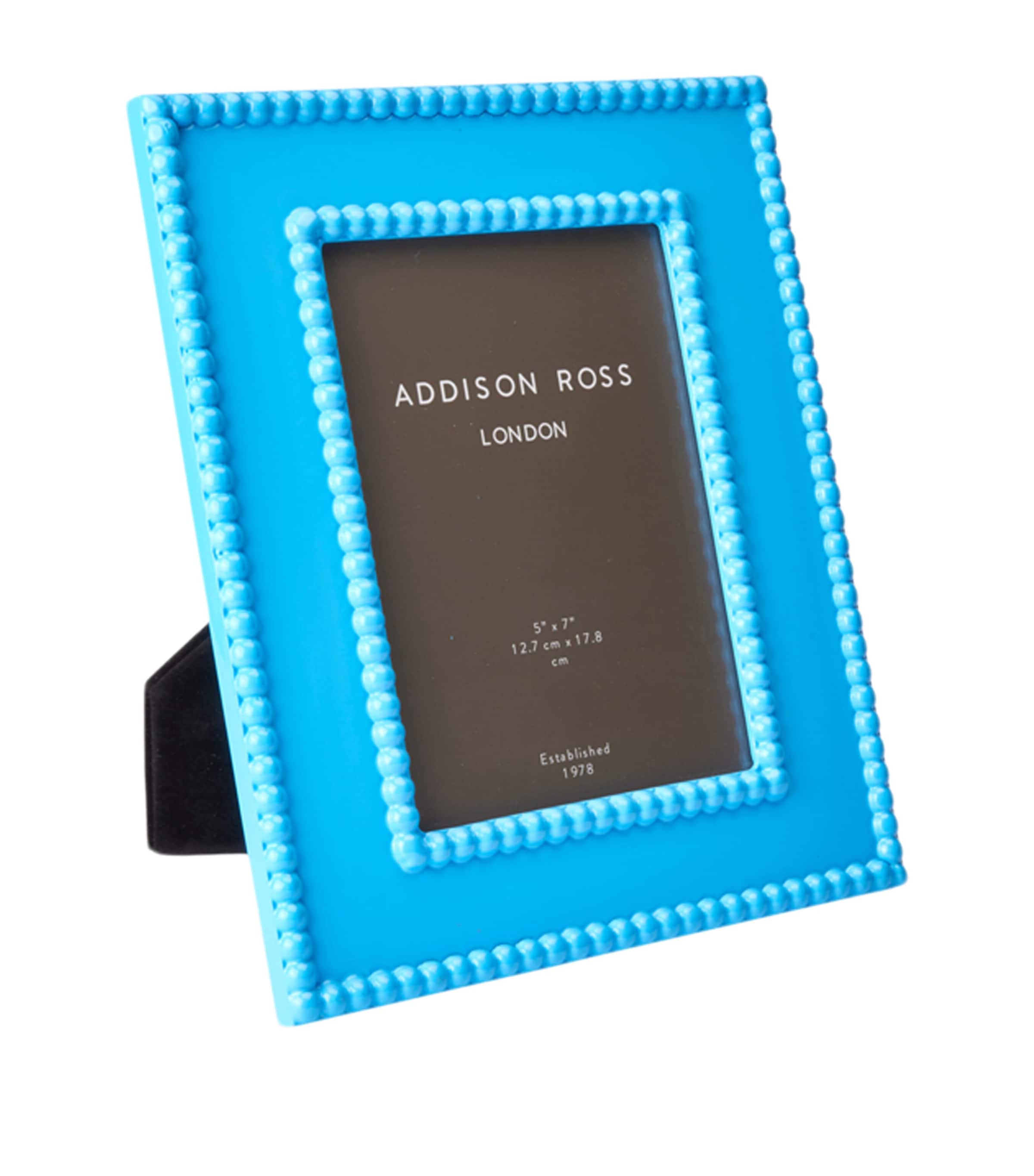 Addison Ross Lacquer Bobbin Picture Frame (5" x 7") Aqua