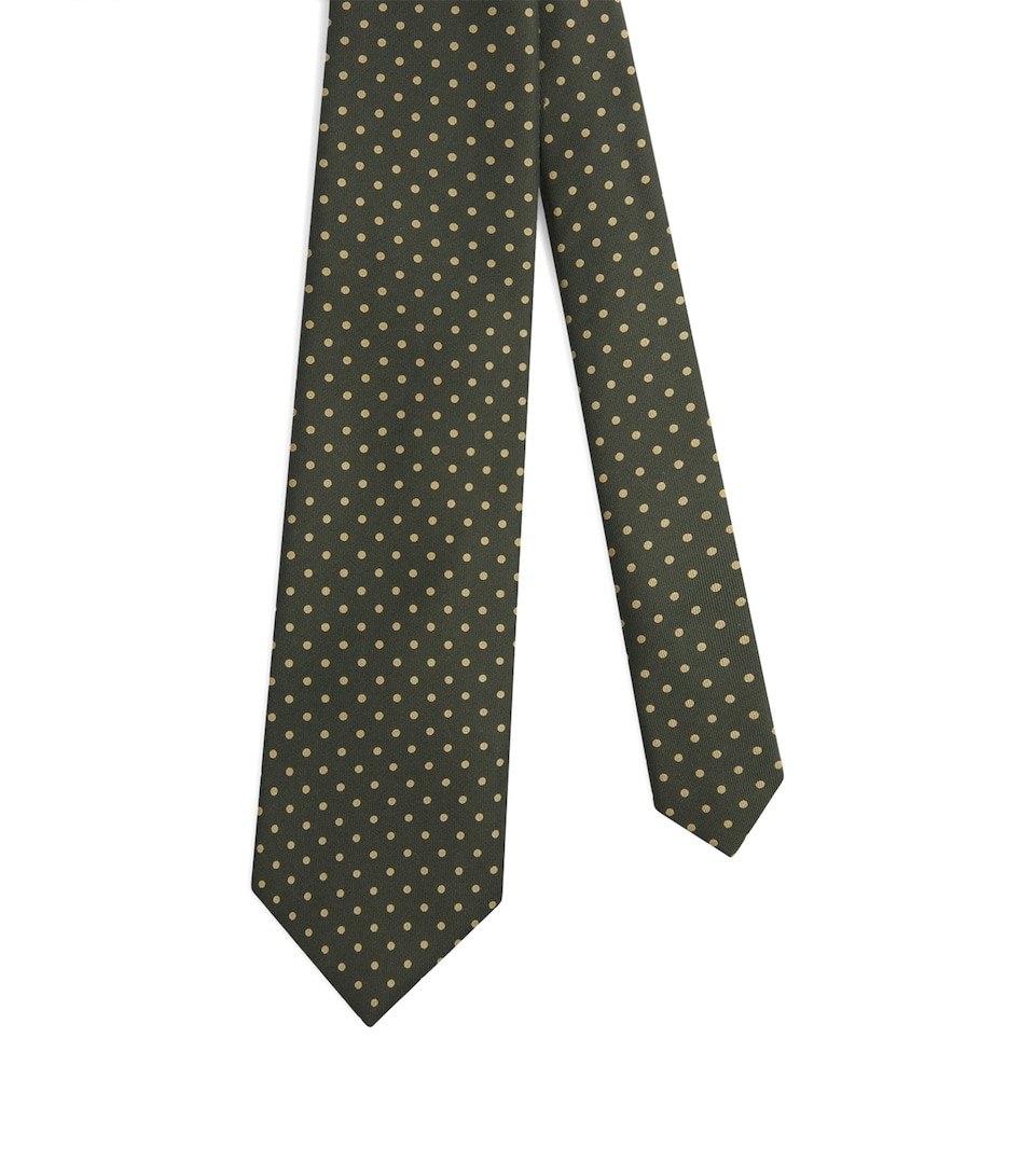 Mulberry Silk Polka Dot Tie