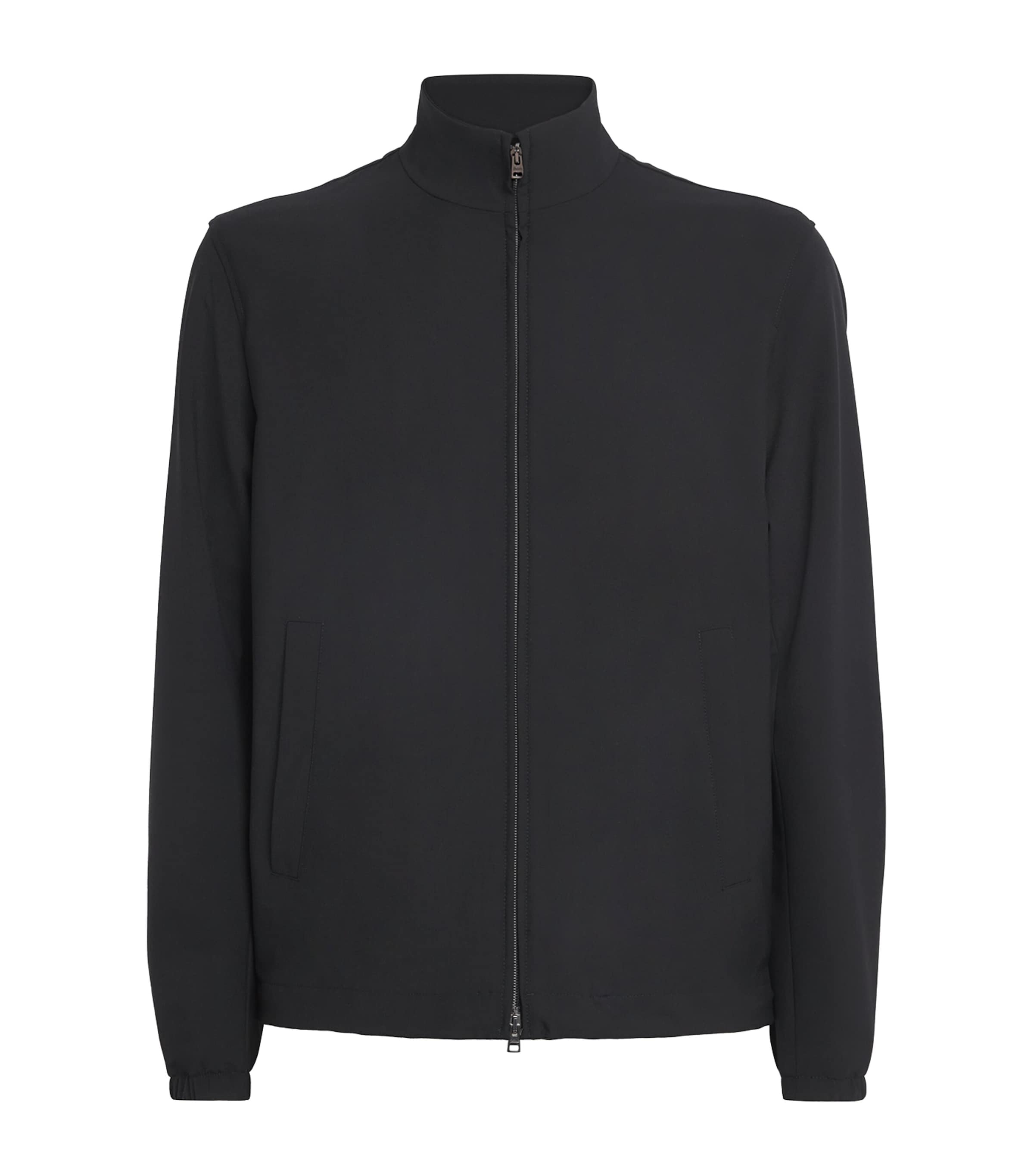 Herno Mens Technical Bomber Jacket Nero