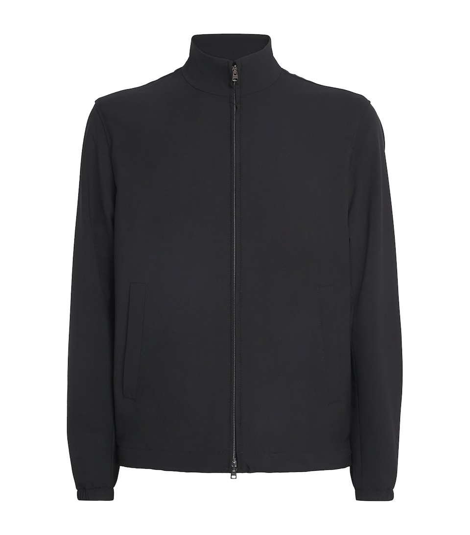 Herno Mens Technical Bomber Jacket Nero