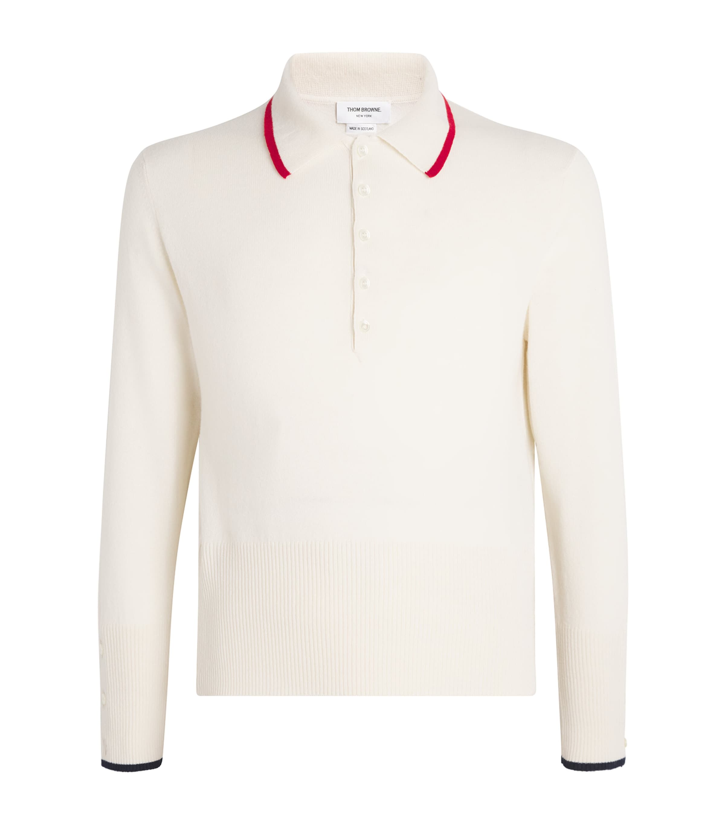 Cashmere 65 Intarsia Polo Shirt