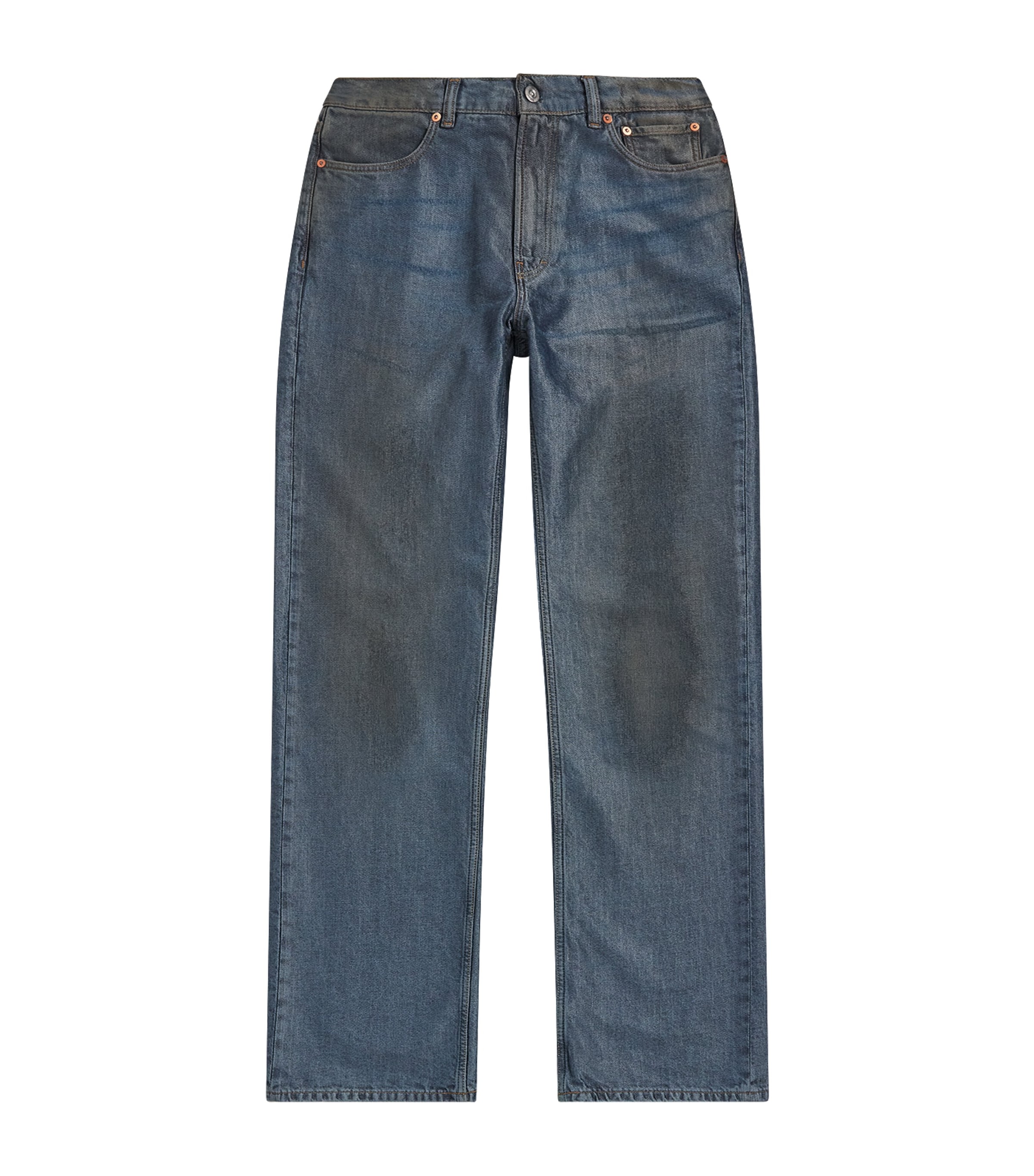 Our Legacy Mens Carlson Cut Bootcut Jeans Kintsugi Wash