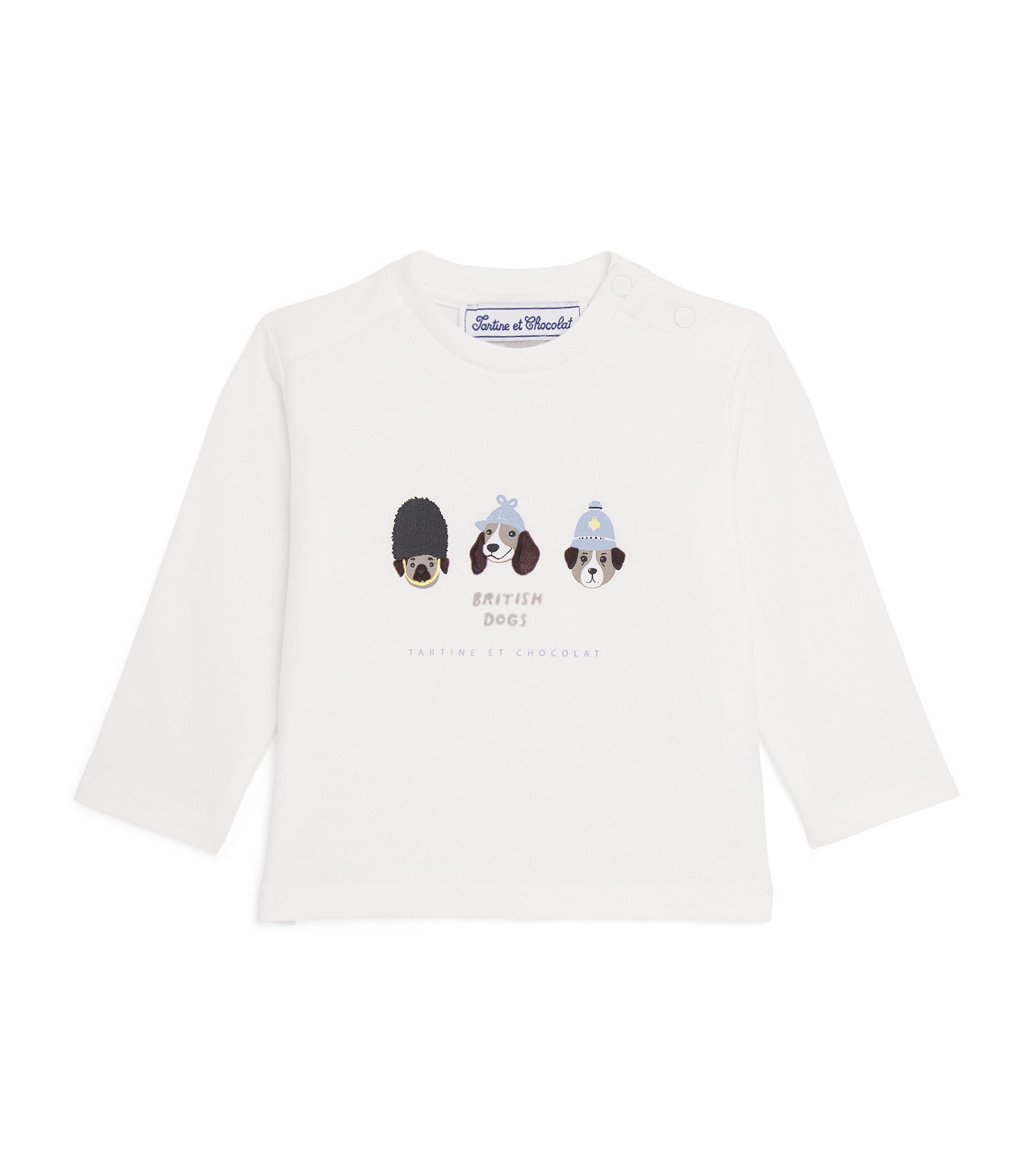Tartine et Chocolat Cotton British Dogs T-Shirt (3 Months-4 Years)