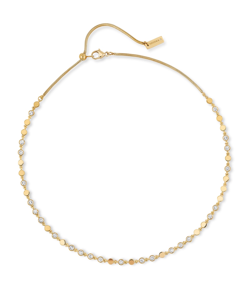 Messika D-Vibes Yellow Gold and Diamond Necklace (1.00ct) Yellow Gold
