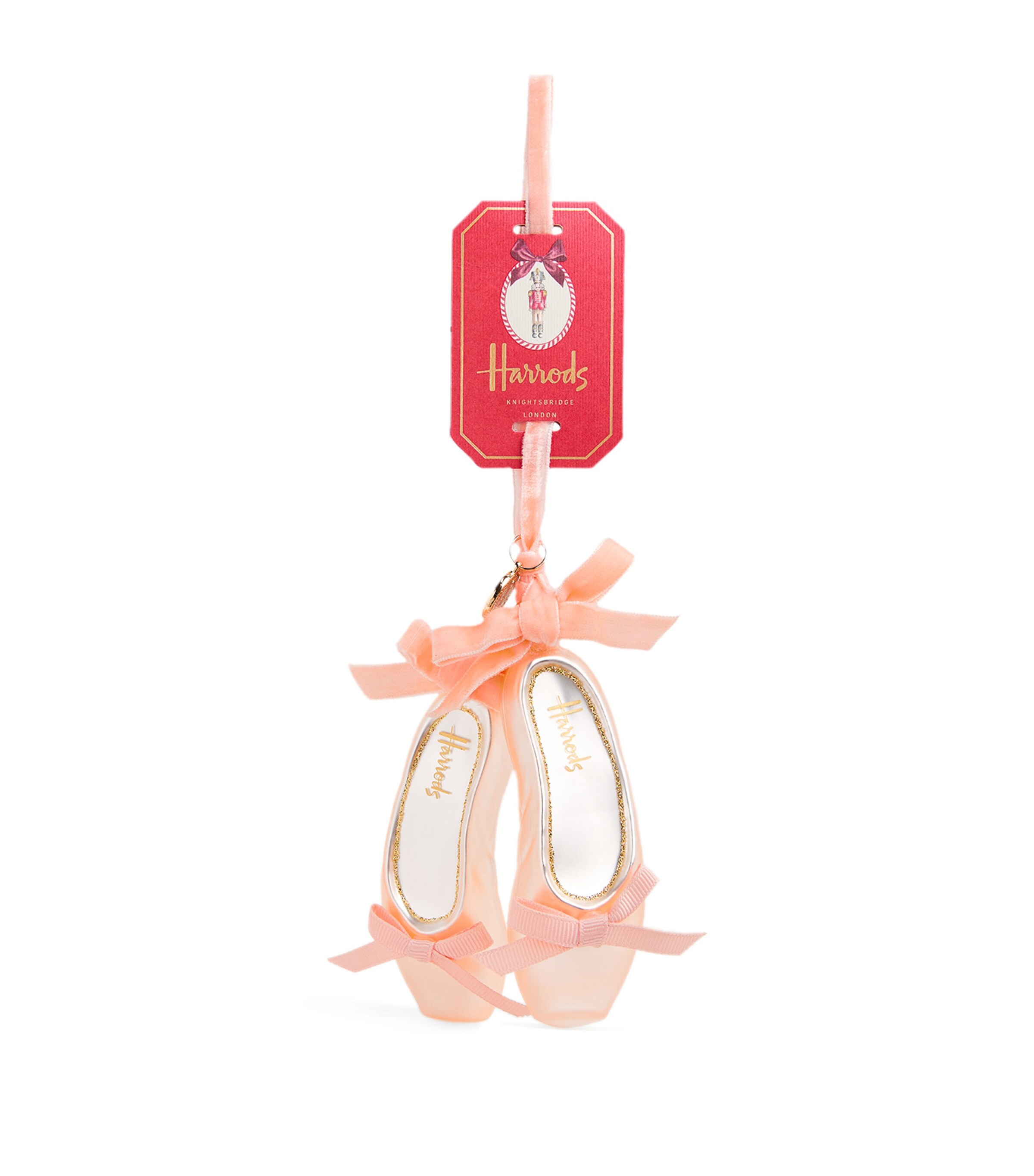 Glass Ballet Slippers Ornament