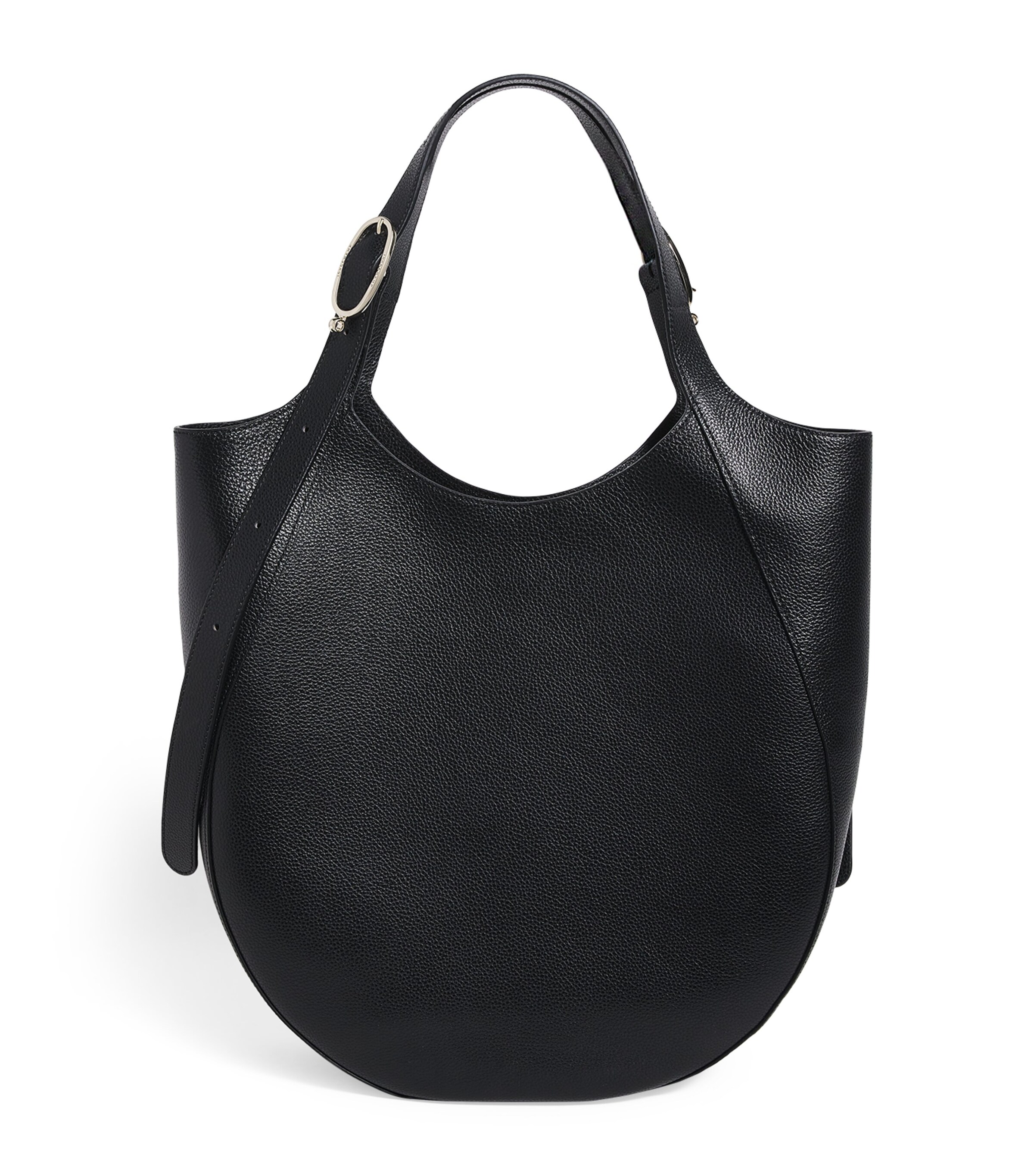 Extra Large Leather Le Foulonné Top-Handle Bag
